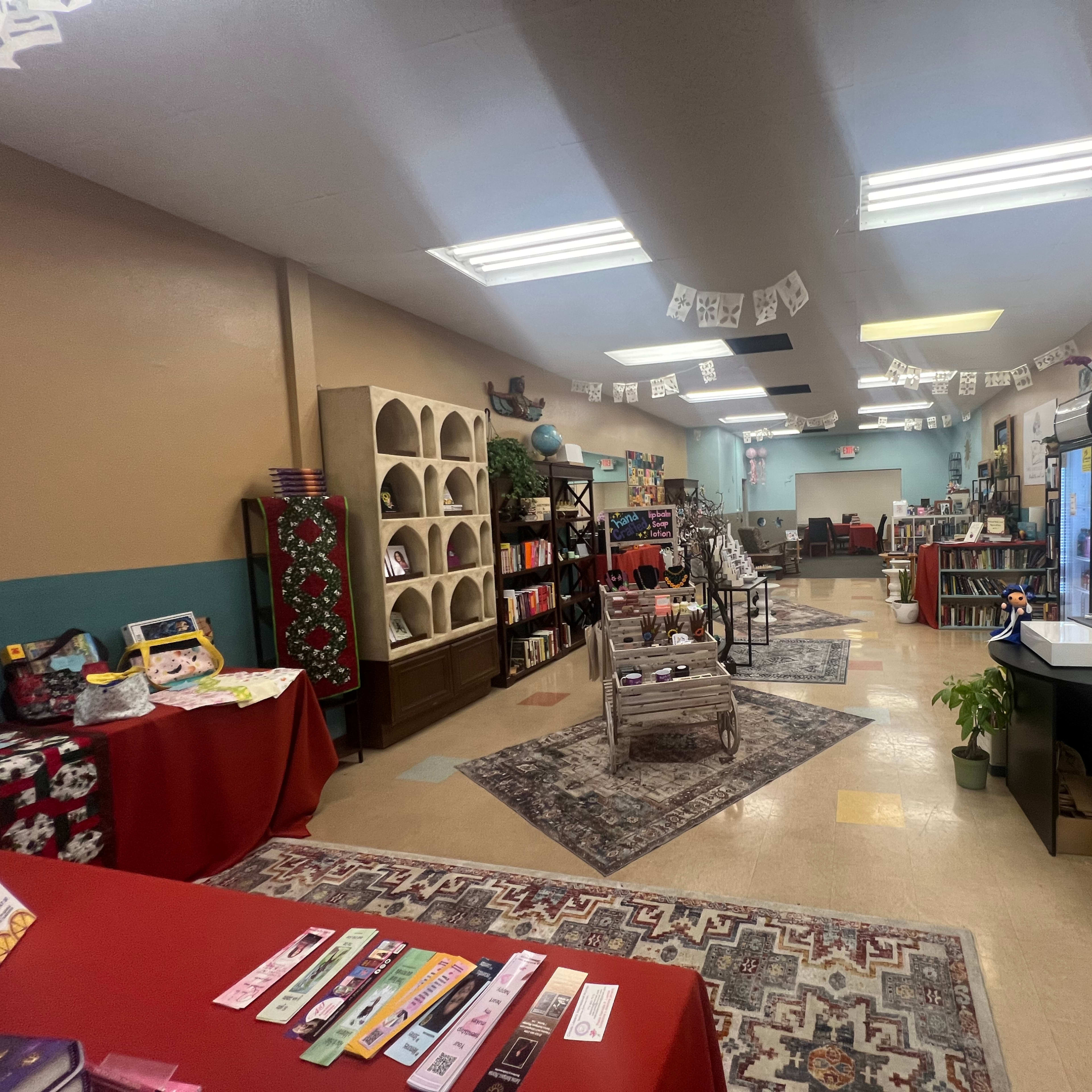 Bookstore in beautiful rustic brick building with plenty of space for small meetings or workshops. Image in Northwest Anaheim, Anaheim, CA