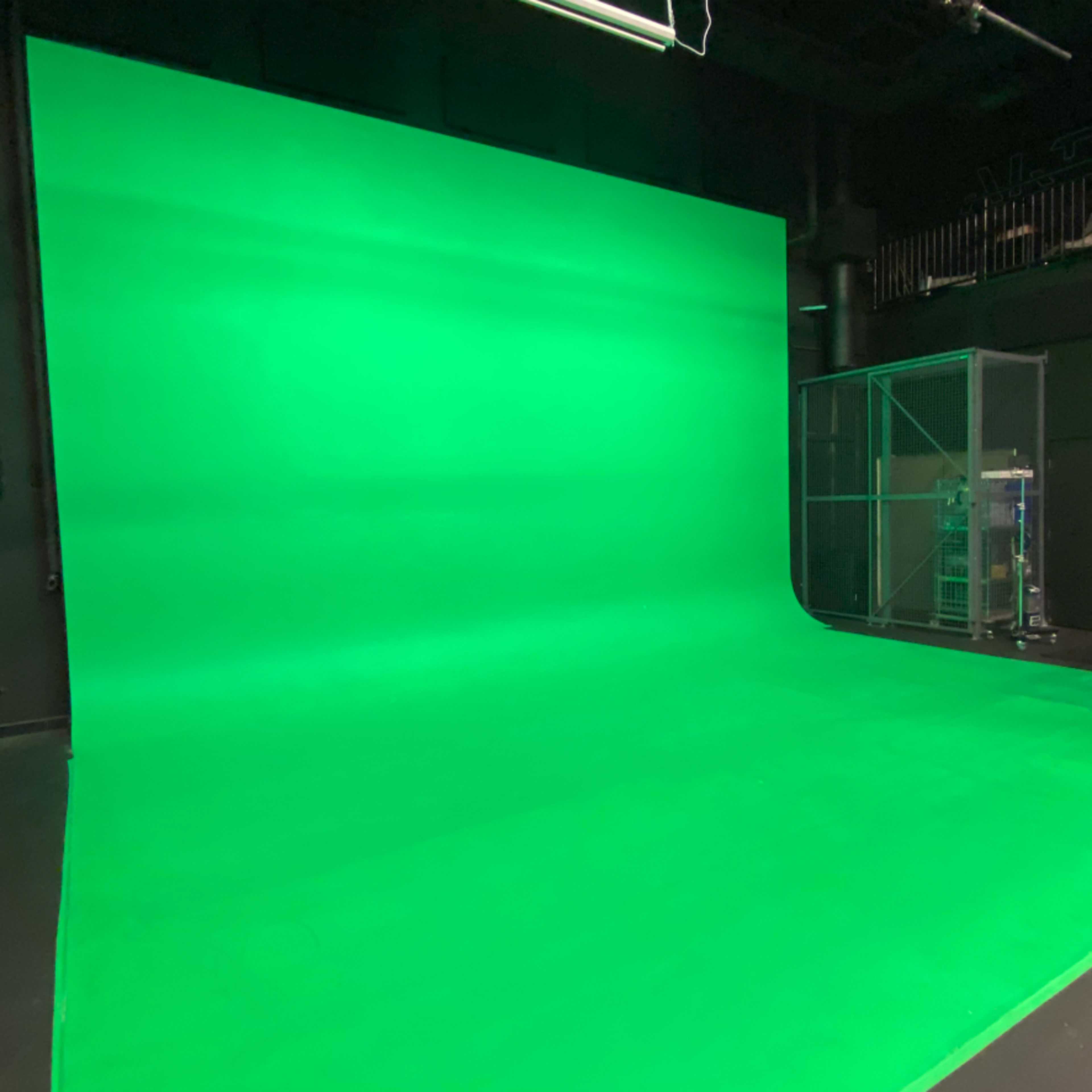 Large Green Screen in Orange County. Image in Irvine Business Complex, Irvine, CA