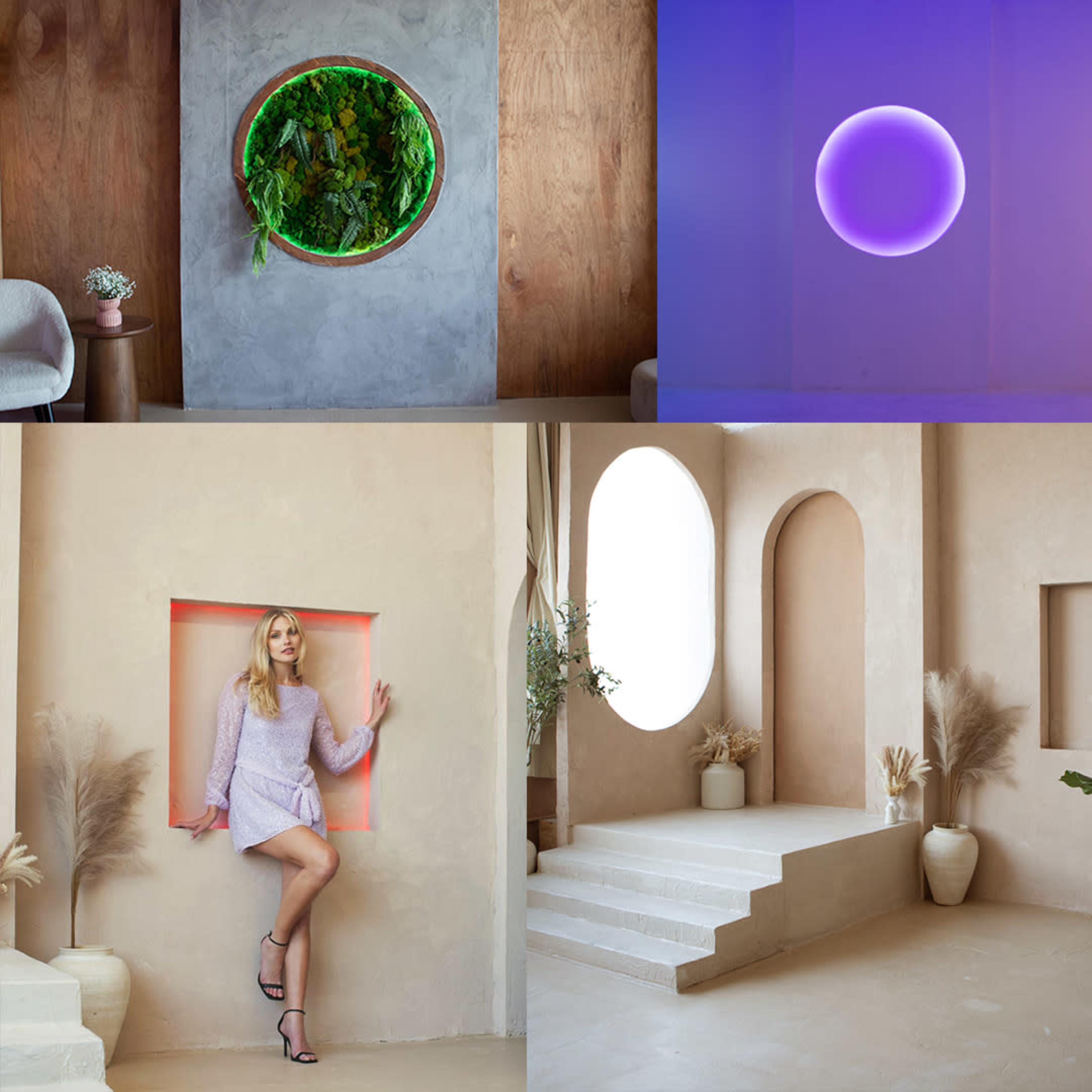 *NEW* Beautiful Minimalist Architectural Mid-Century Modern Loft with RGB Lighting Image in Central LA, Los Angeles, CA
