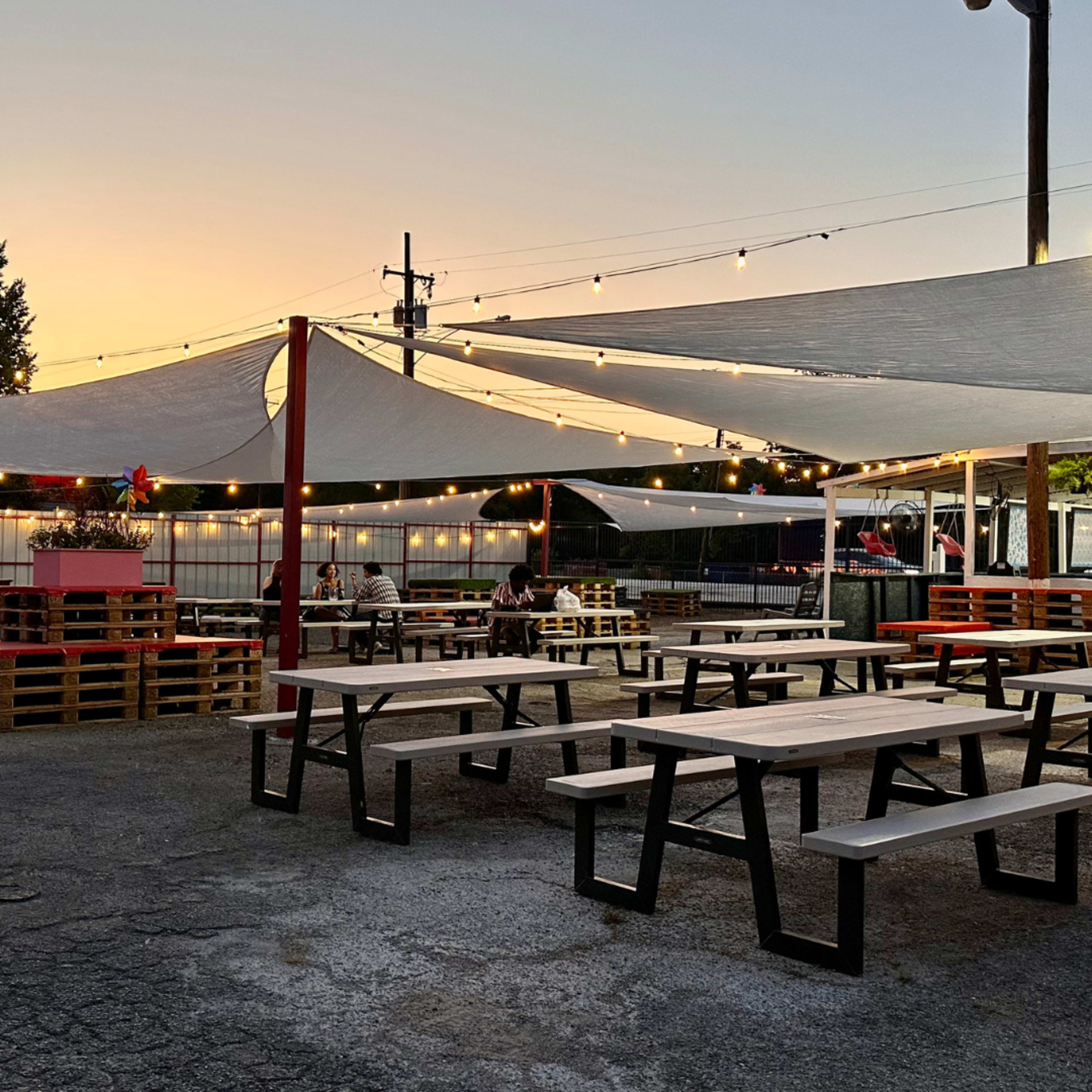 Versitle outdoor bar and playground venue in East Dallas Image in Dallas, Dallas, TX