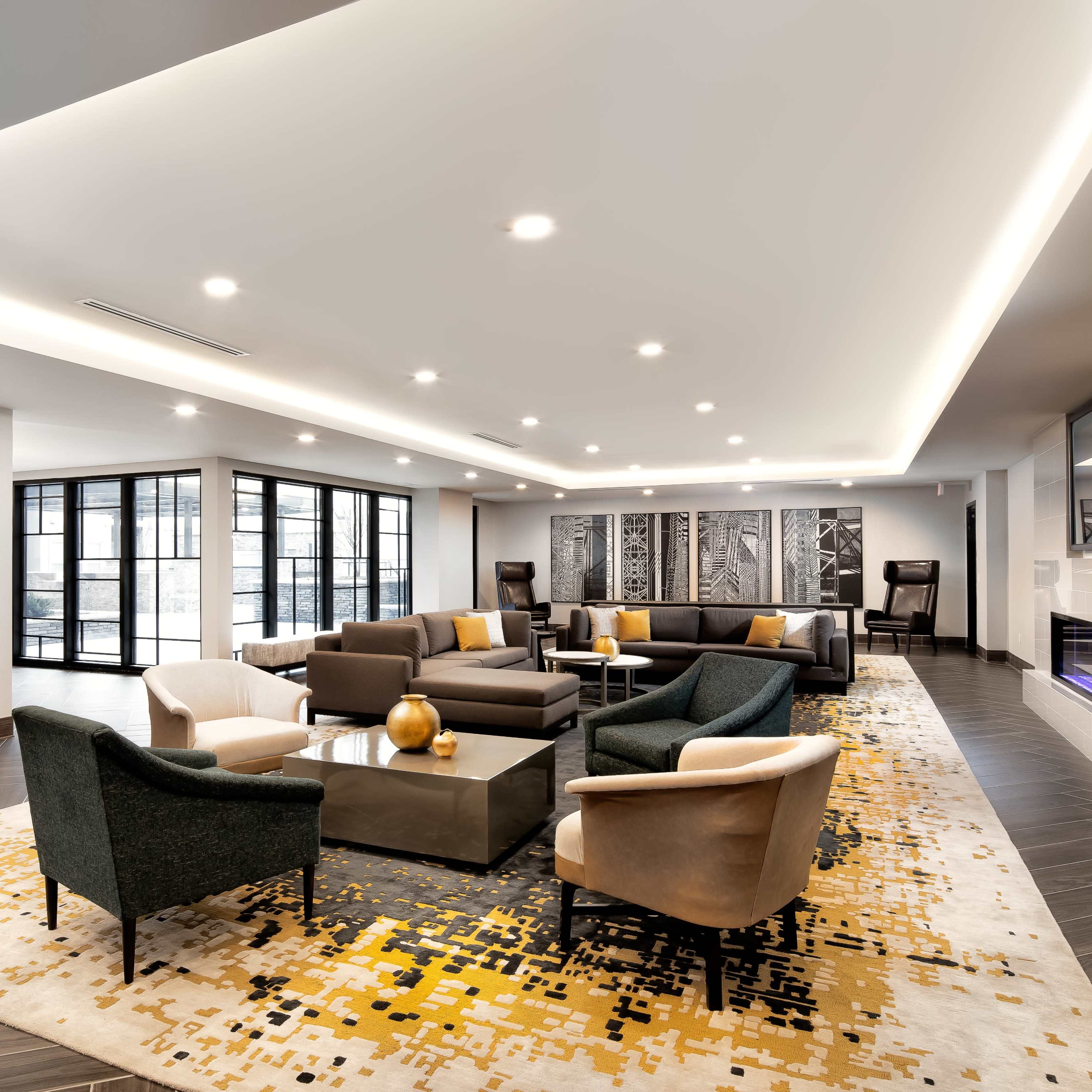 Spacious Lounge located in Yonkers Waterfront ready to host your next gathering! Image in Getty Square, Yonkers, NY