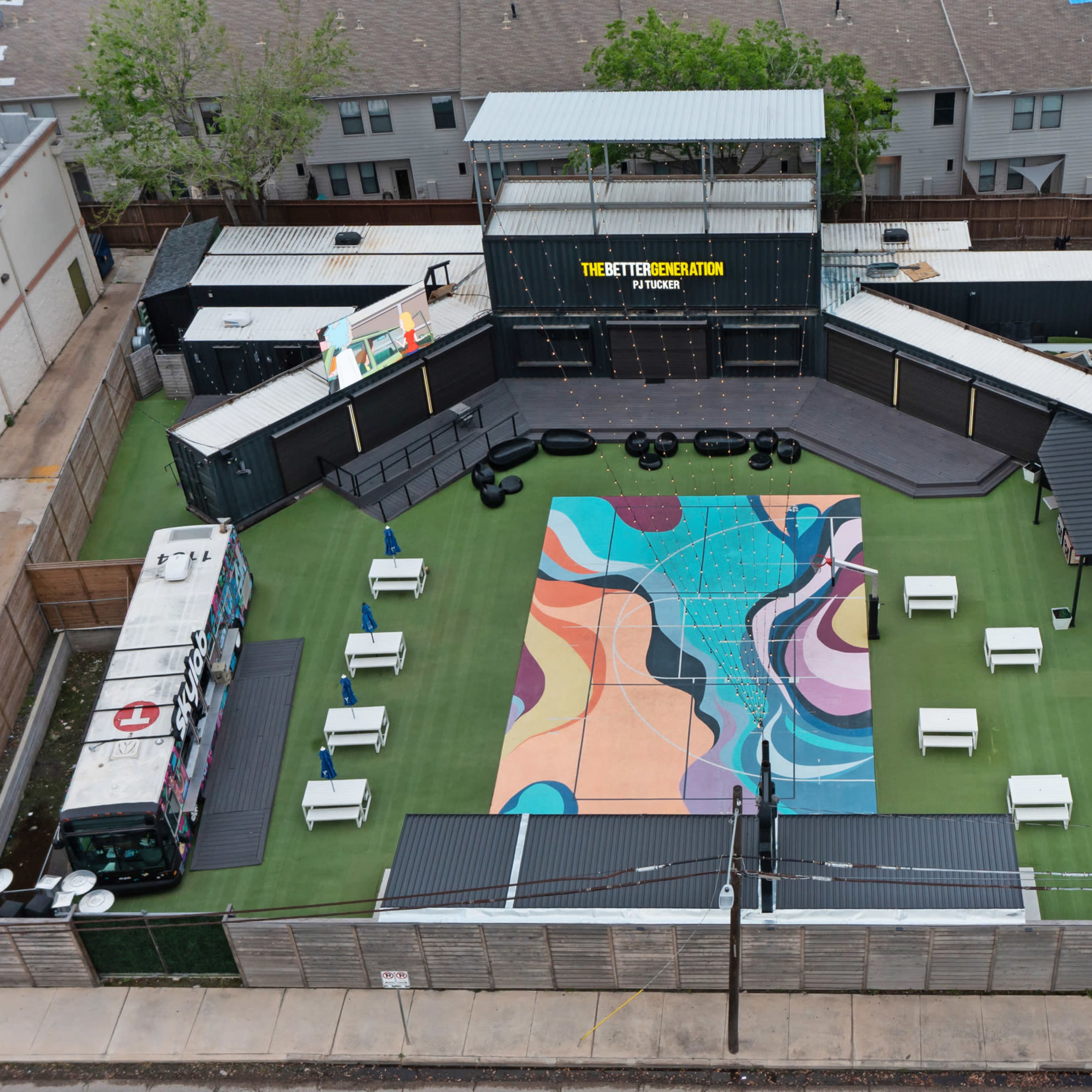 Heights Patio Bar with TV wall, Yard Games, Arcade, Pickleball and much more Image in Houston, Houston, TX