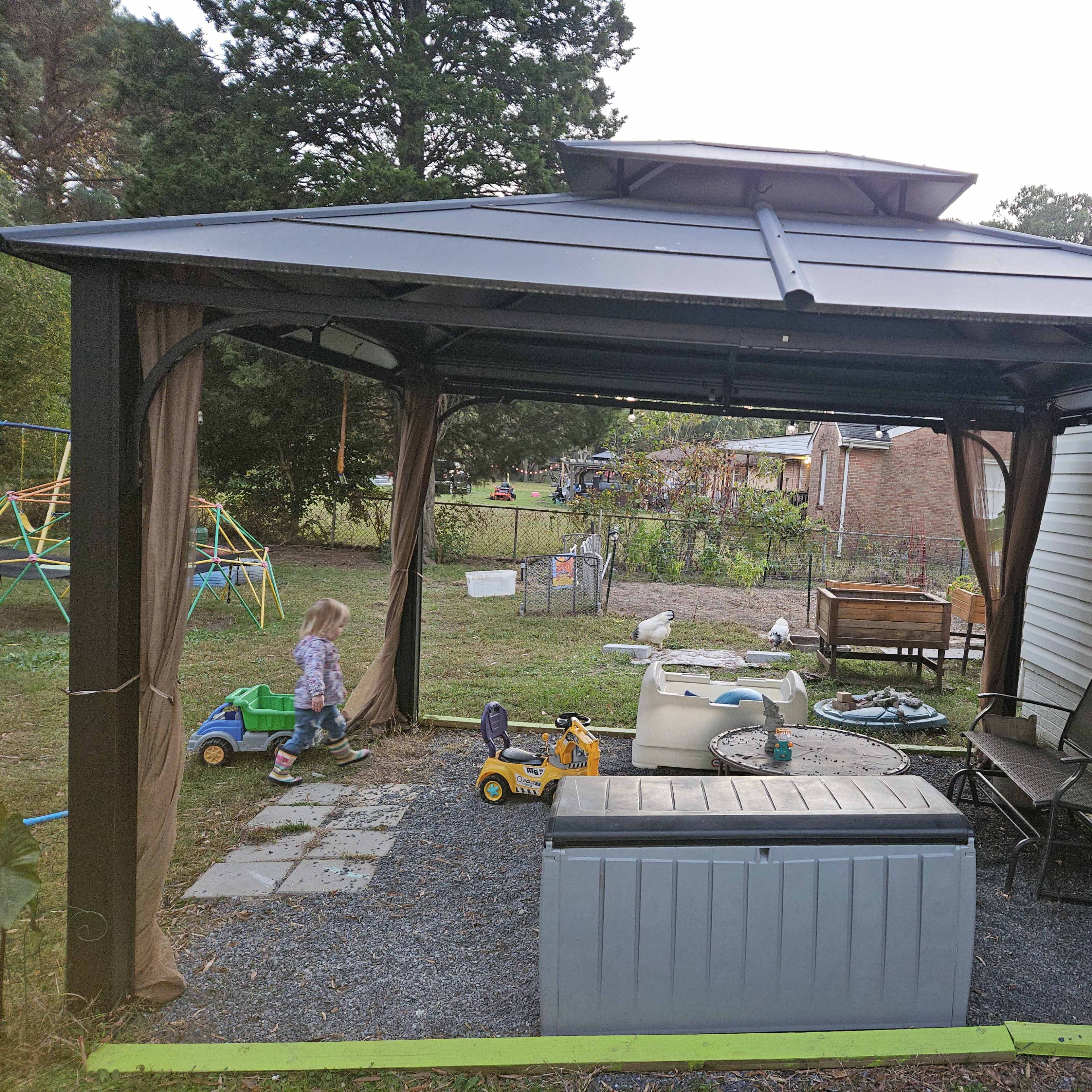 Suburban Outdoor Play Space with Chickens Image in Western Branch South, Chesapeake, VA