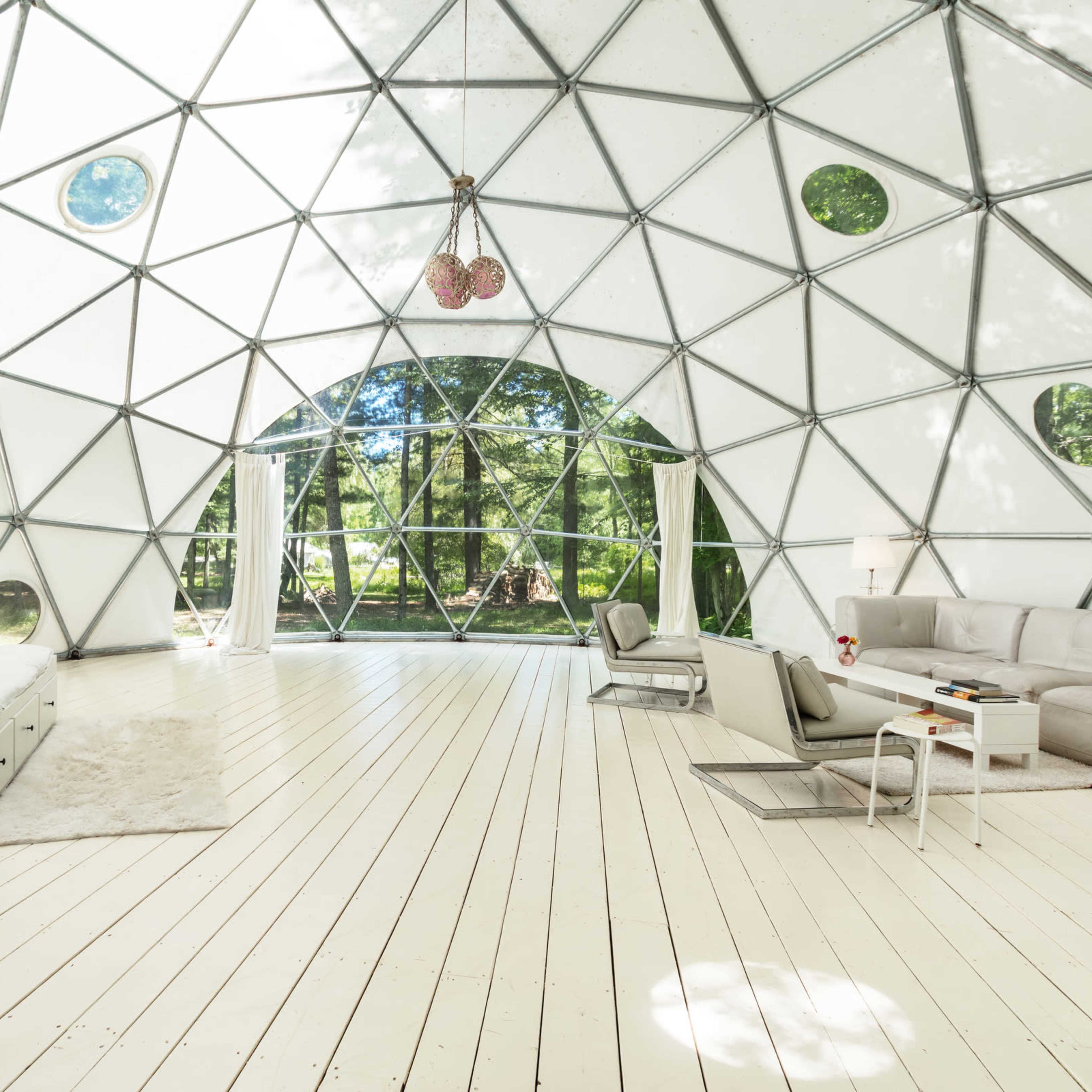 Outlier Inn Large Dome on Farm Upstate Catskills Image in Fallsburg, Woodridge, NY
