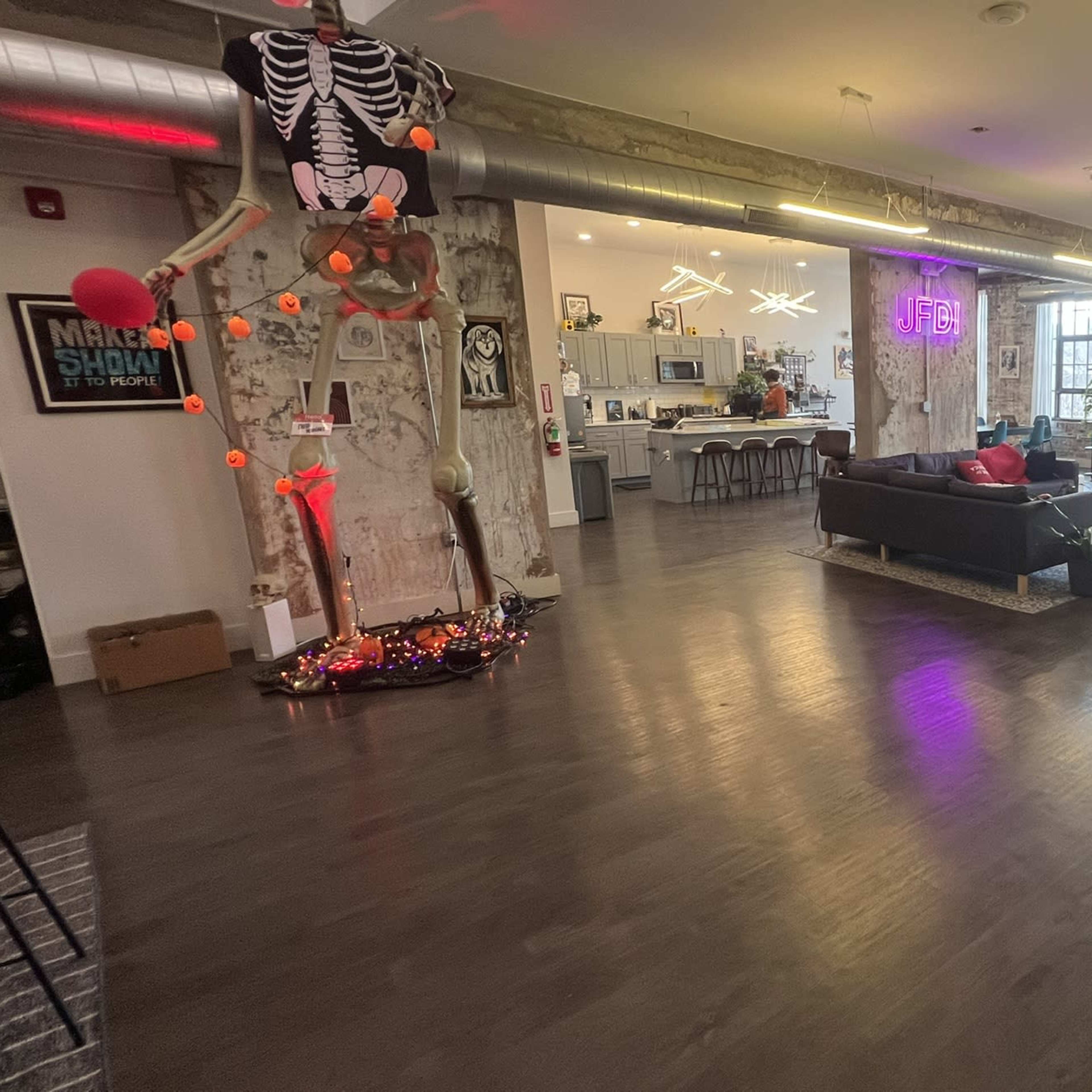 Cozy lofted communal space for mixers, socials, professional networking, and more Image in North Philadelphia, Philadelphia, PA