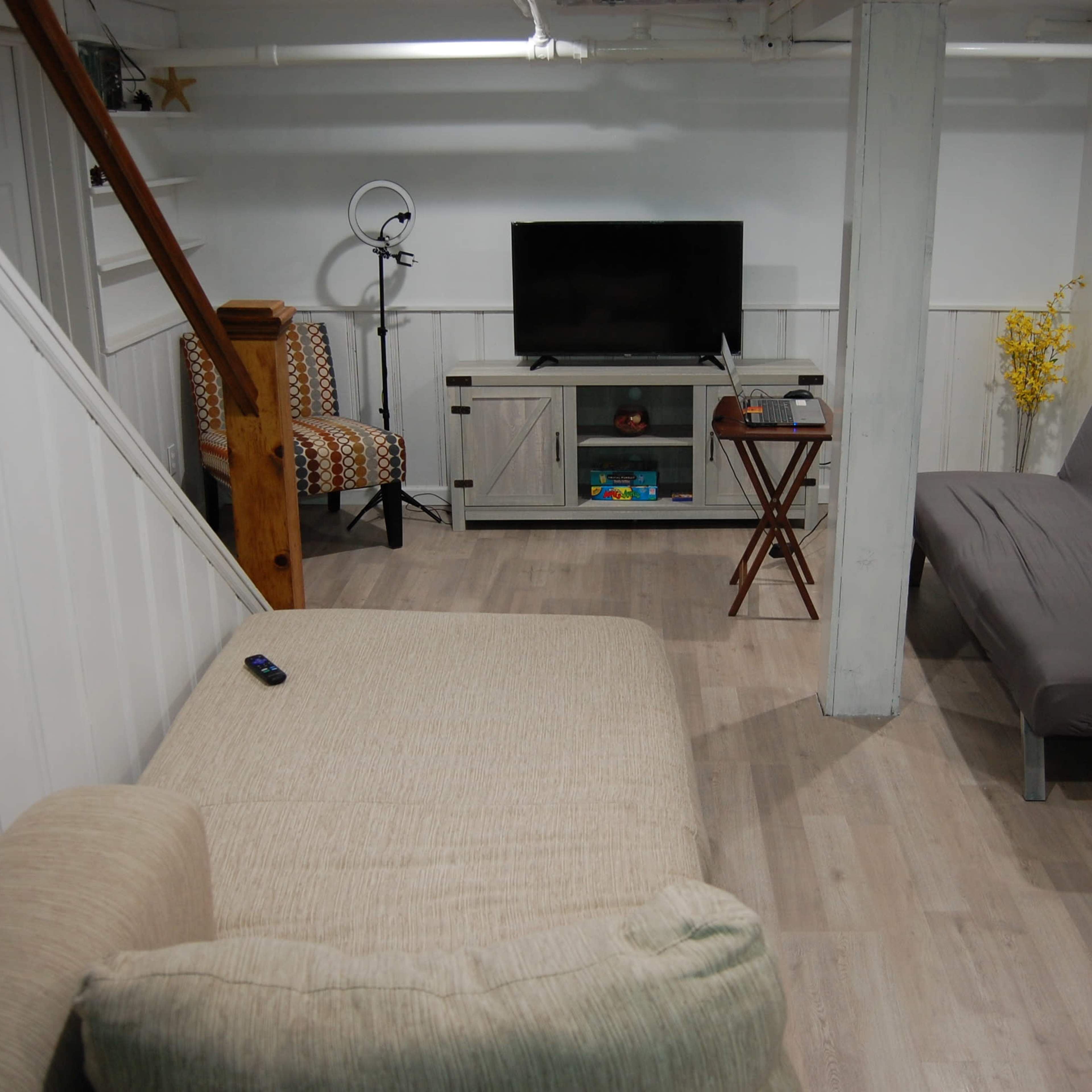 Modern apartment style set up. Image in , Baldwin, NY