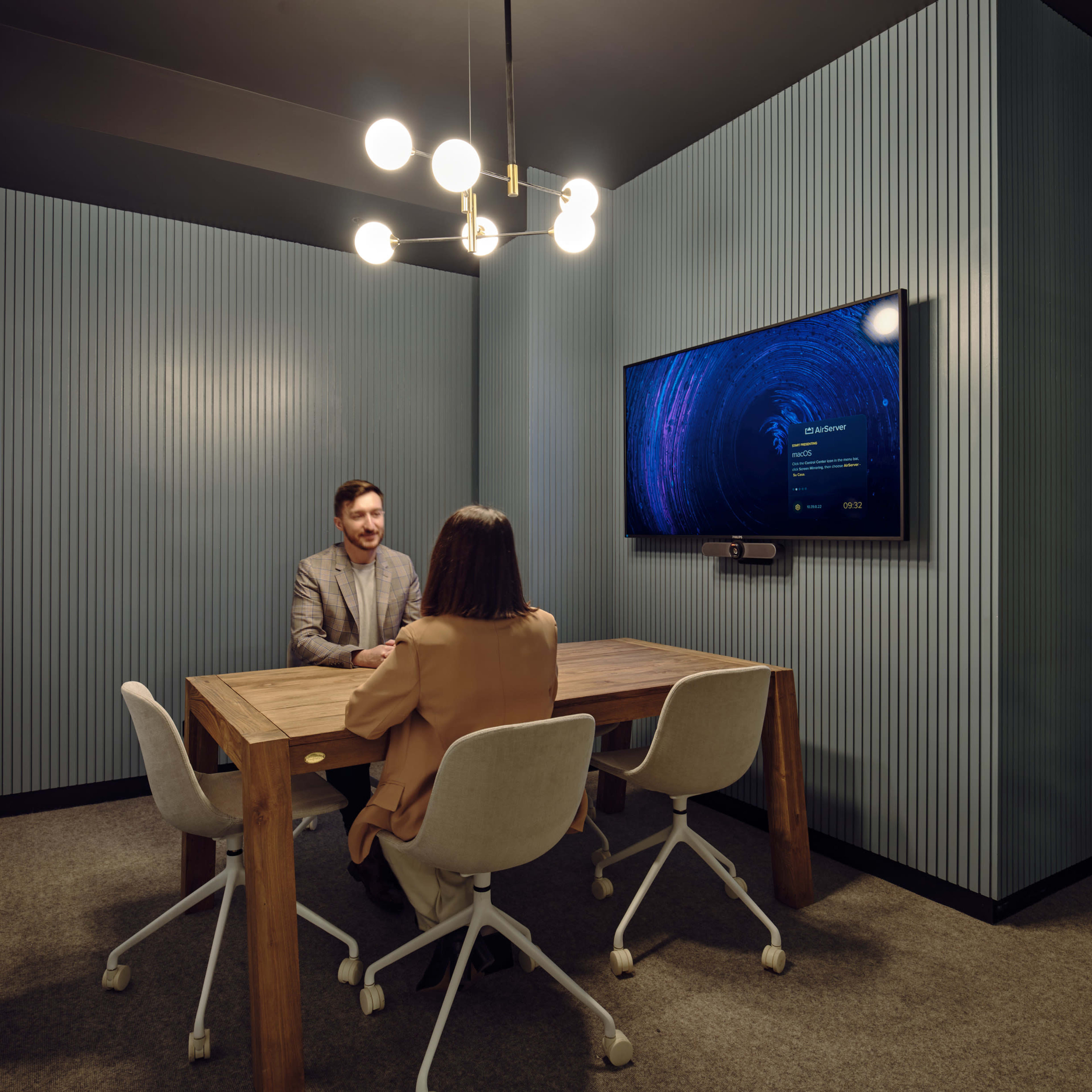 Intimate Meeting Room with Wireless Screen Connection Image in Collingwood, Melbourne, VIC