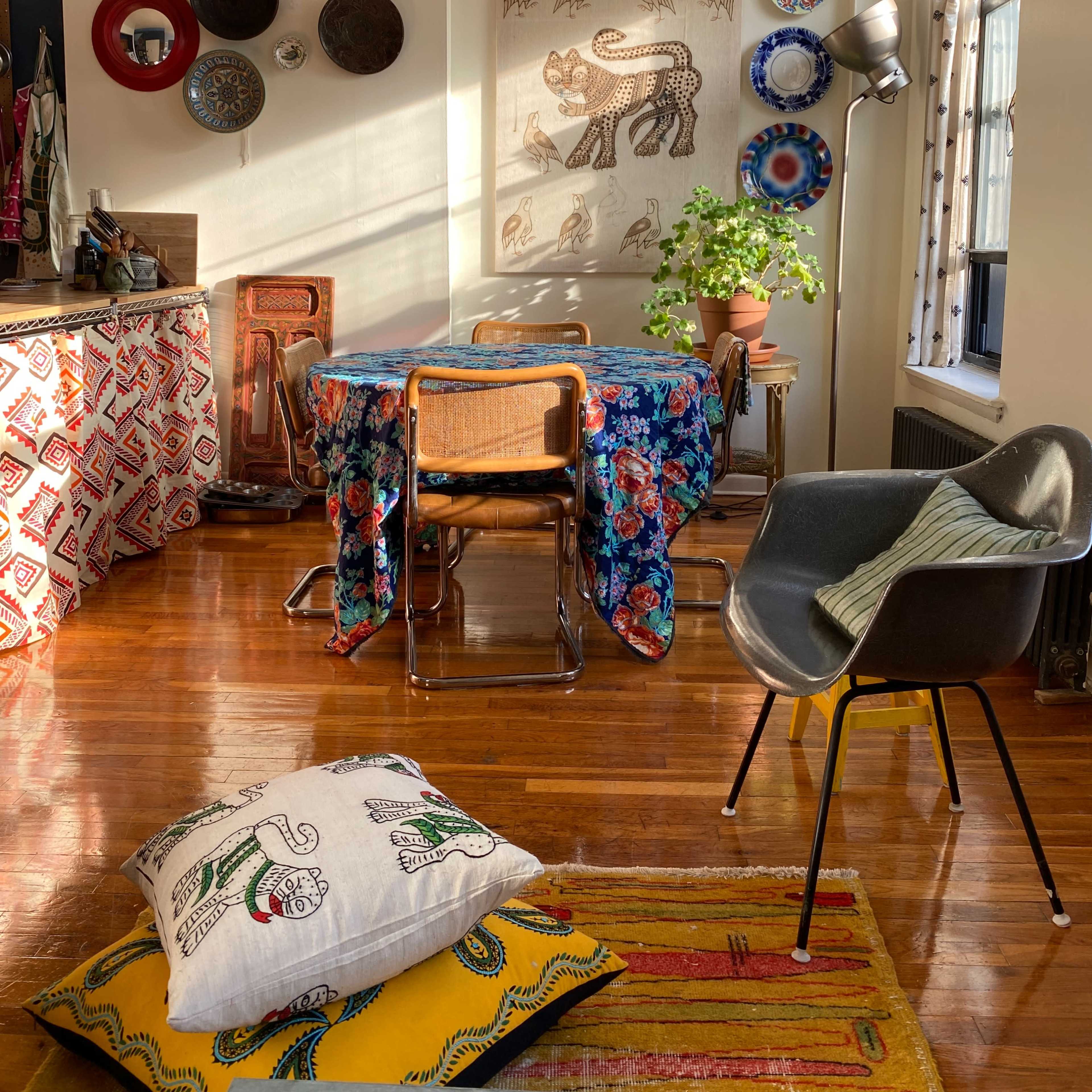 Colorful Artistic Boheme Brooklyn Apartment Image in Crown Heights, Brooklyn, NY