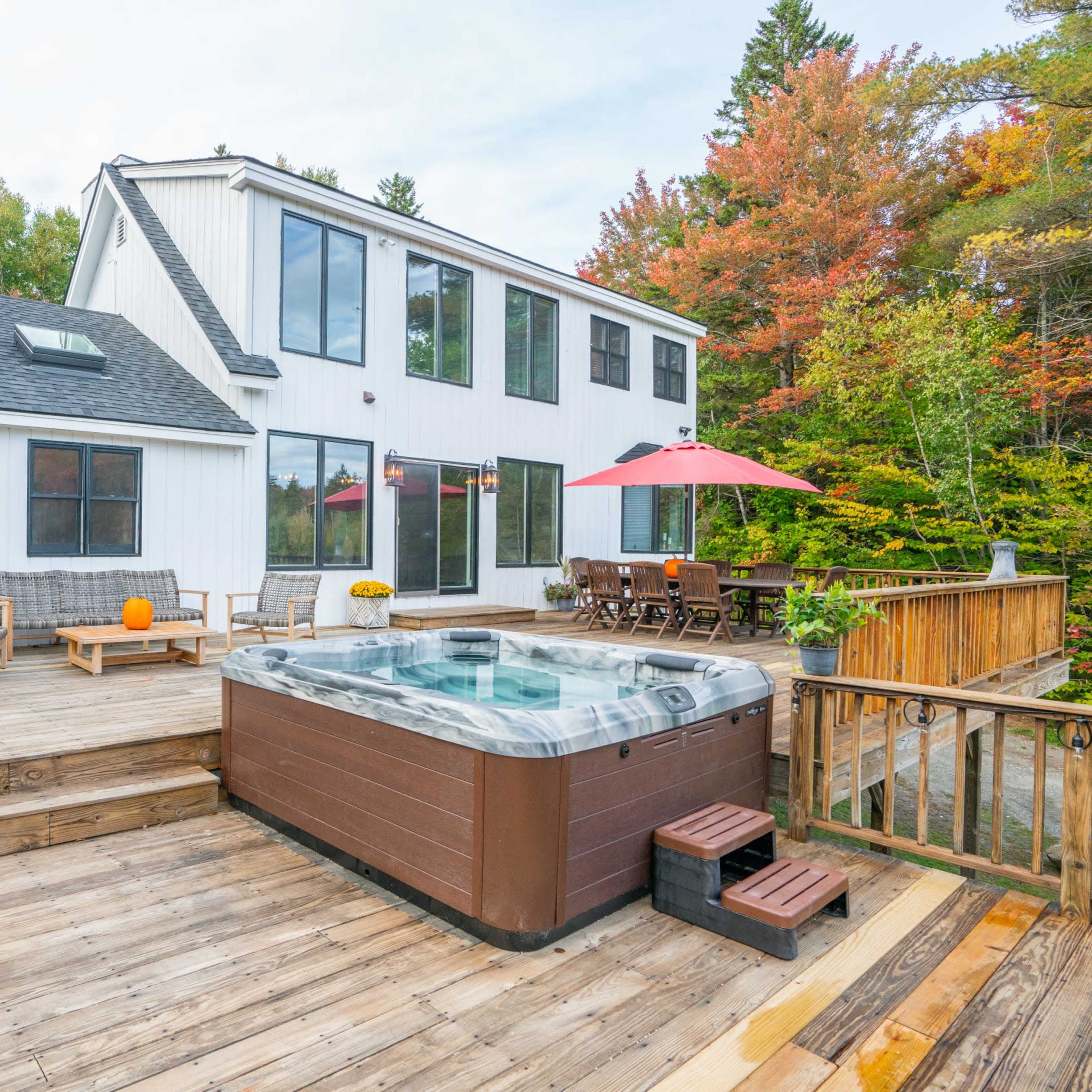 Valley View Villa – Rustic VT Luxury w/ Pond Image in Dover, Dover, VT
