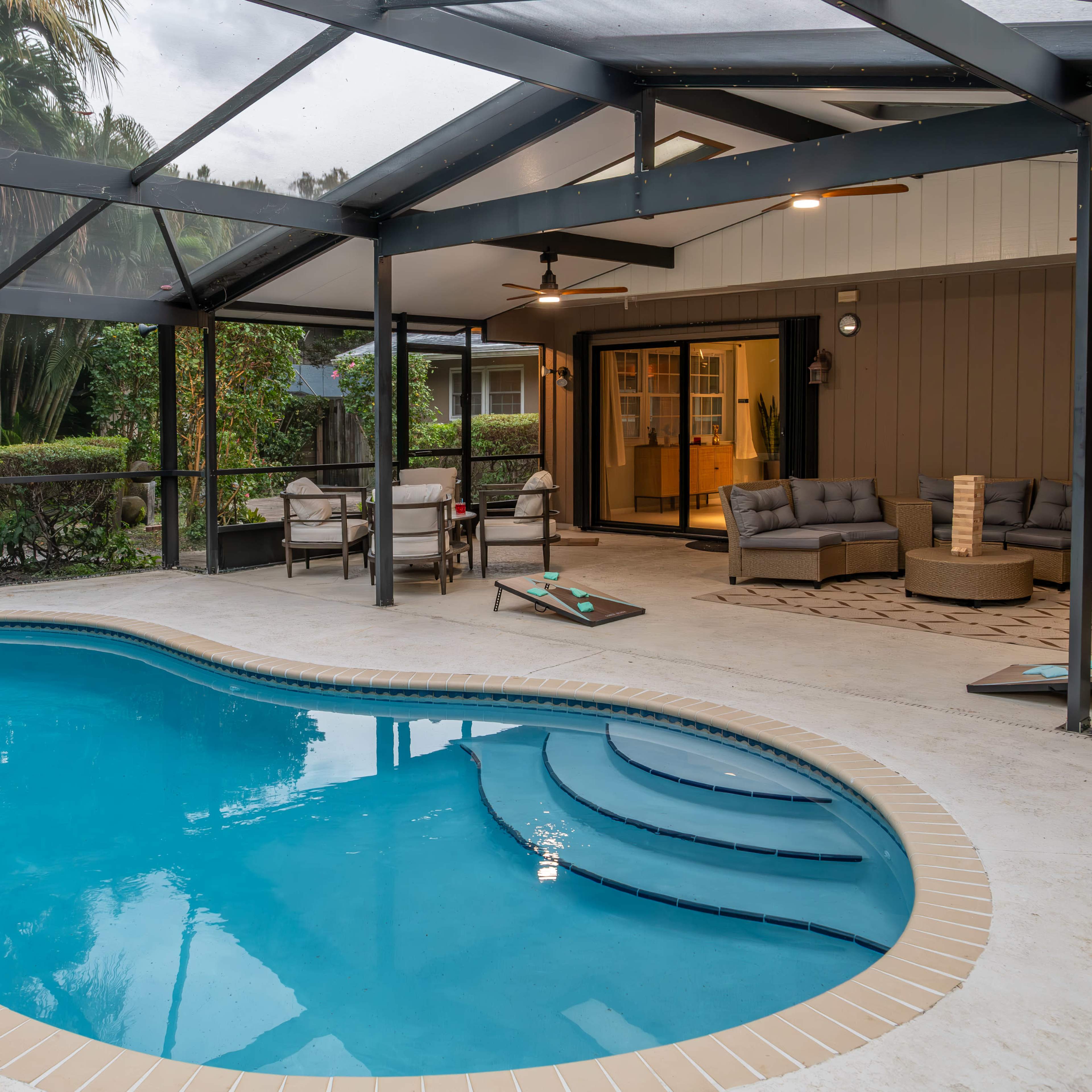 3-Bedroom Home With Private Heated Pool and Backyard Image in Wilton Manors, Wilton Manors, FL