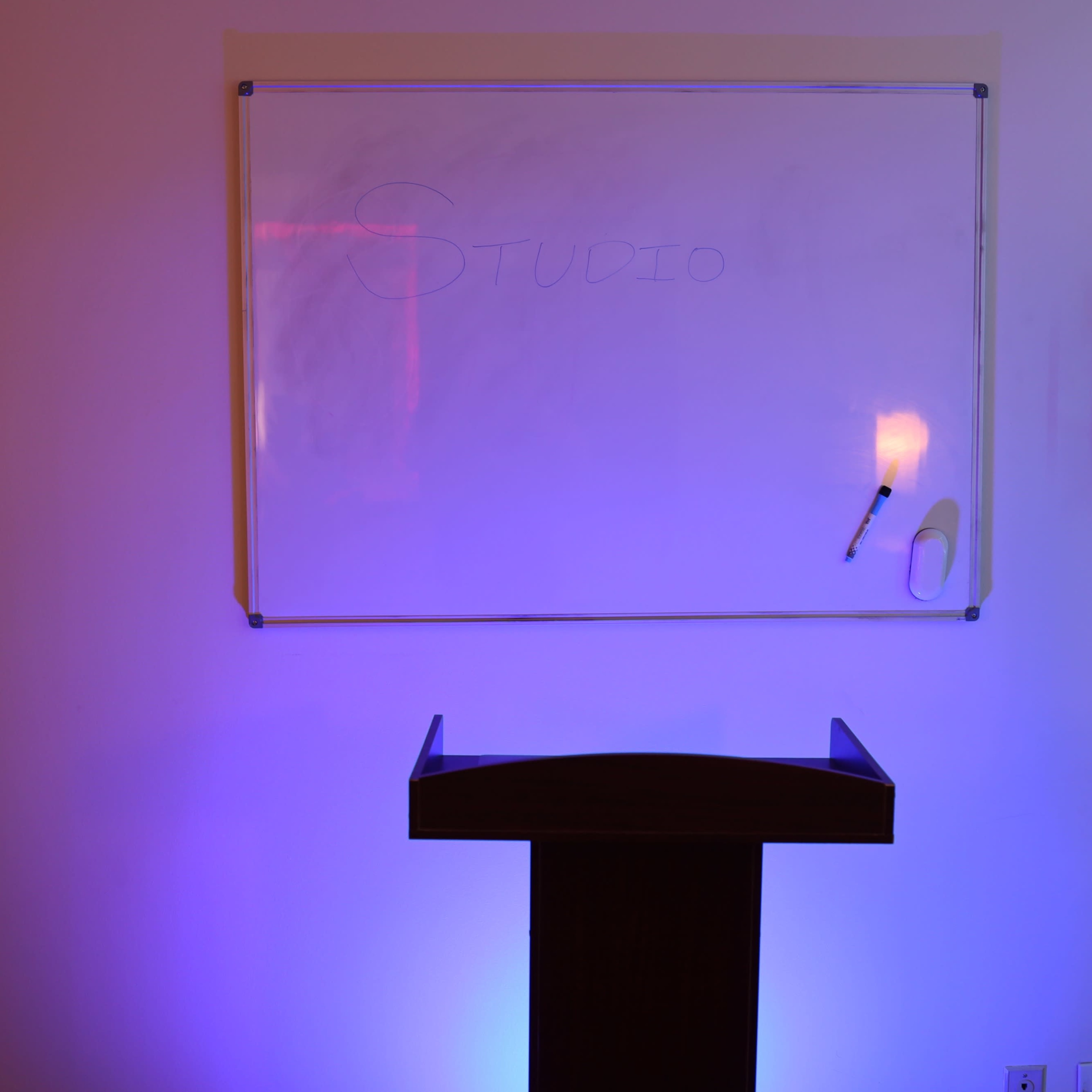 Intimate Podcast Social Media Studio with Dynamic Lighting Image in Woodland Hills, Los Angeles, CA