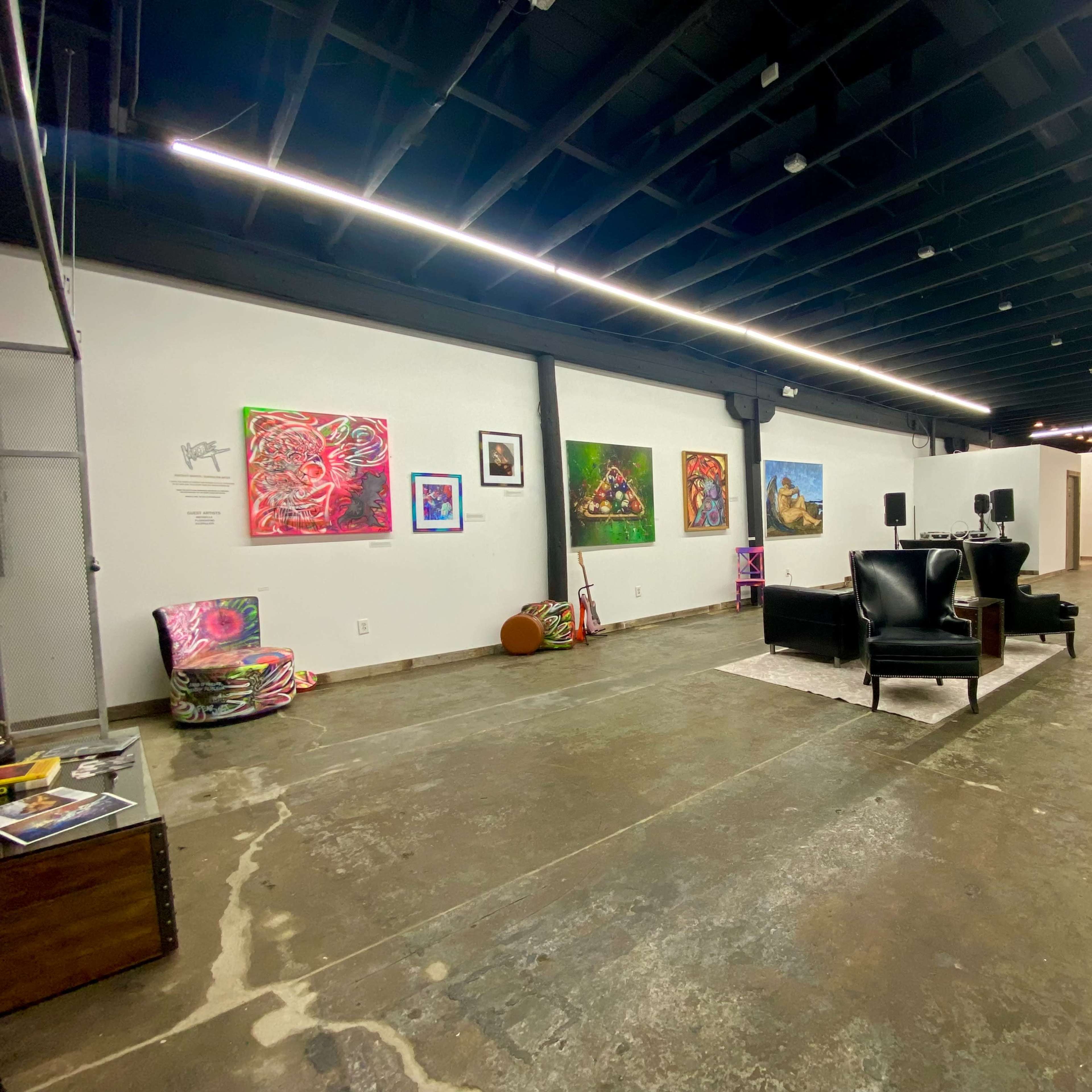 Downtown Urban Art Gallery with Lounge Image in Deep Ellum, Dallas, TX