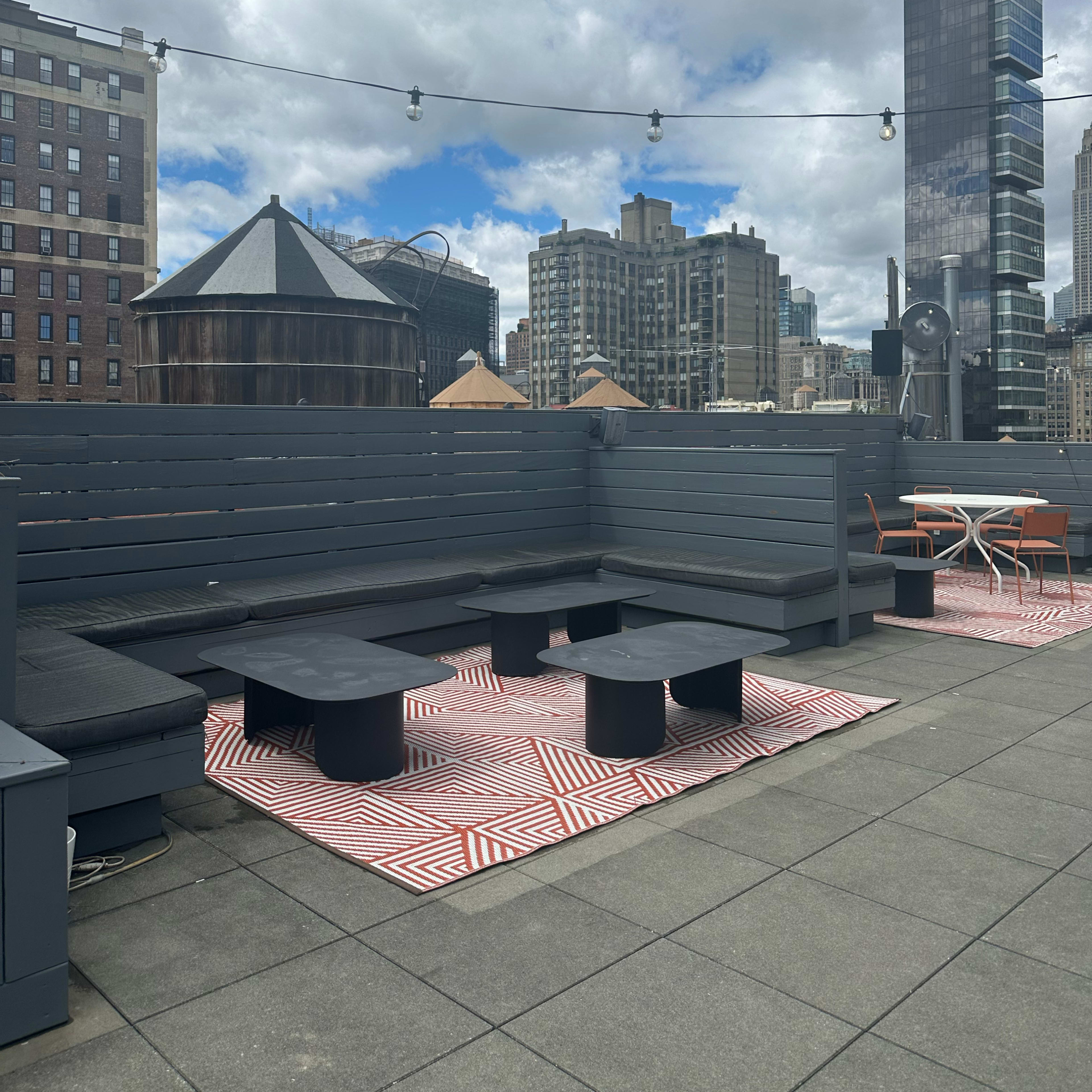Modern Flatiron/Union Square Rooftop Skyline View Event Space Image in Midtown Manhattan, New York, NY