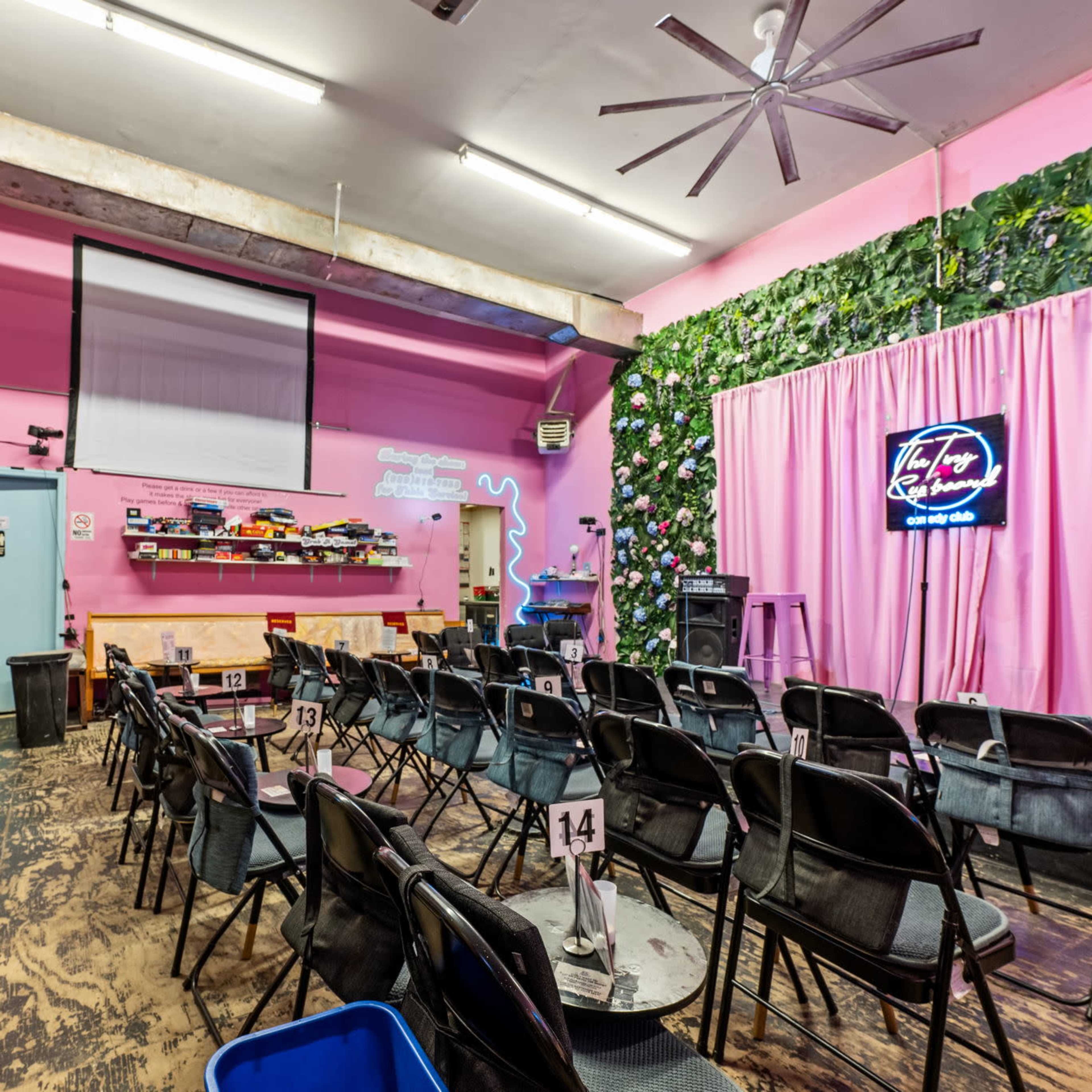Cute Theater with Stage, Bar, Lights, Sound System, and Video System Image in Bushwick, Brooklyn, NY