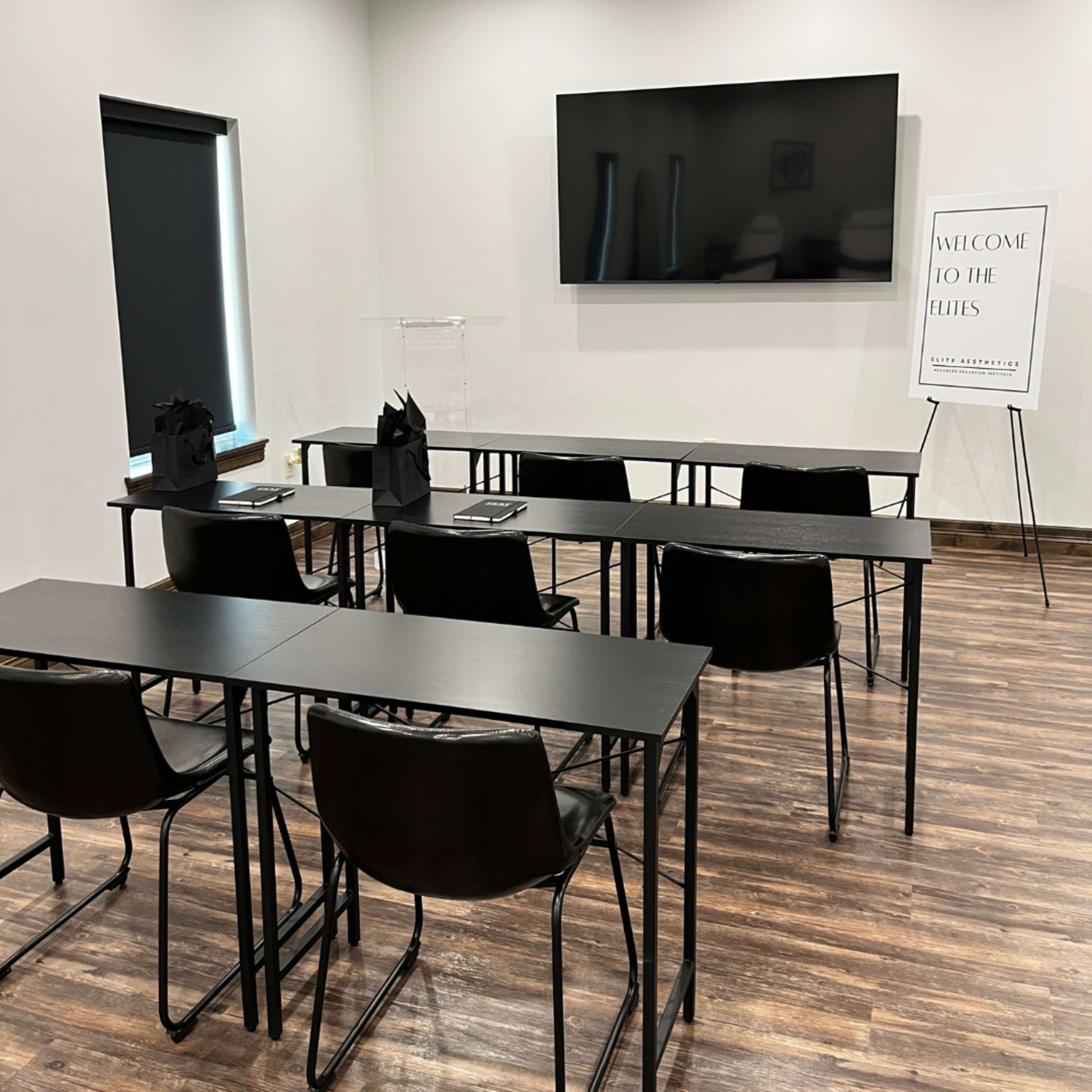 Professional Event Venue with Classrooms, Spa Beds, and Conference Amenities Image in Interchange Business Park, Round Rock, TX