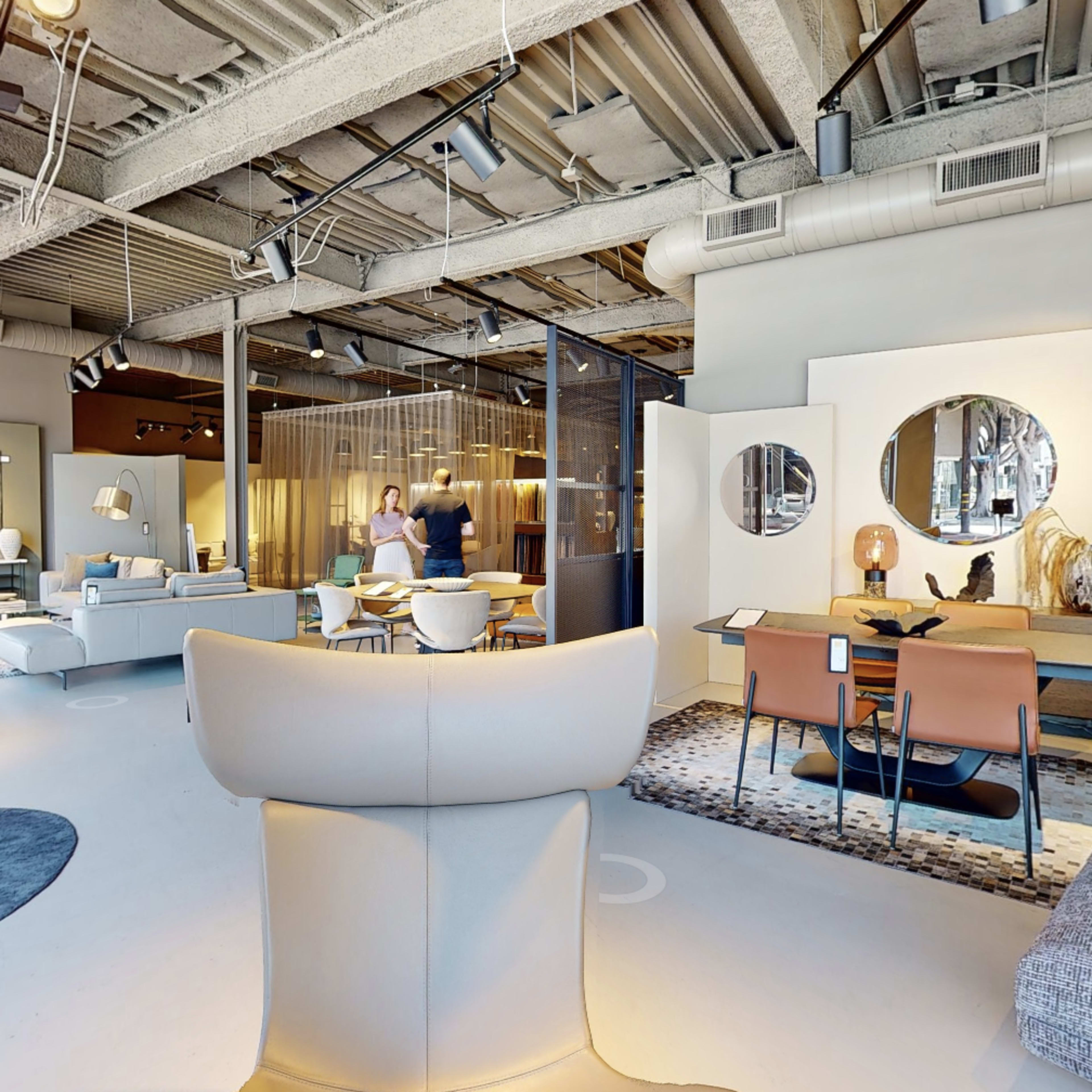 Retail Furniture Gallery in Upscale Urban Setting Industrial Chic and Contemporary Image in Beverly Hills, Beverly Hills, CA