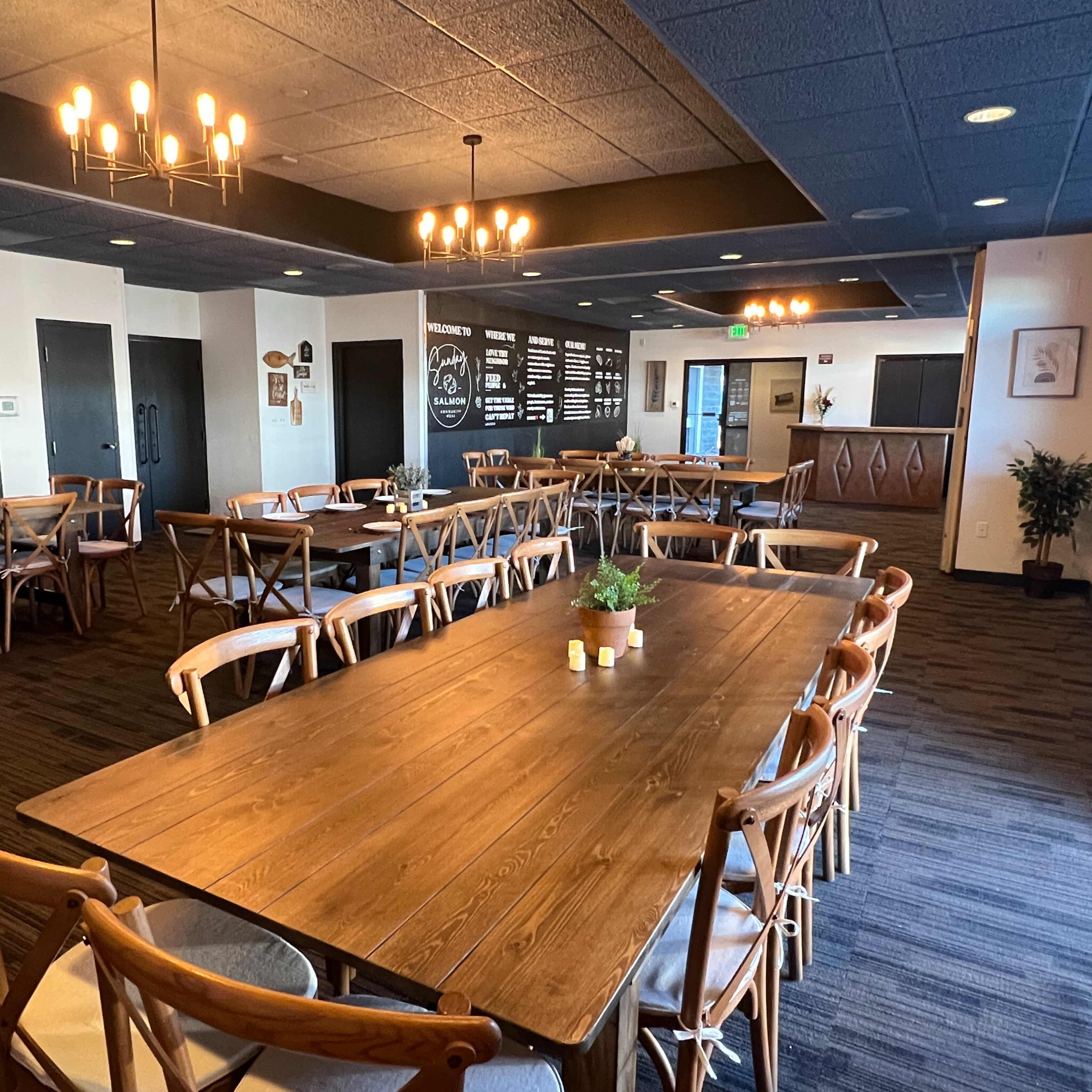 Sunday Salmon Restaurant Banquet Room Image in Castle Rock, Castle Rock, CO