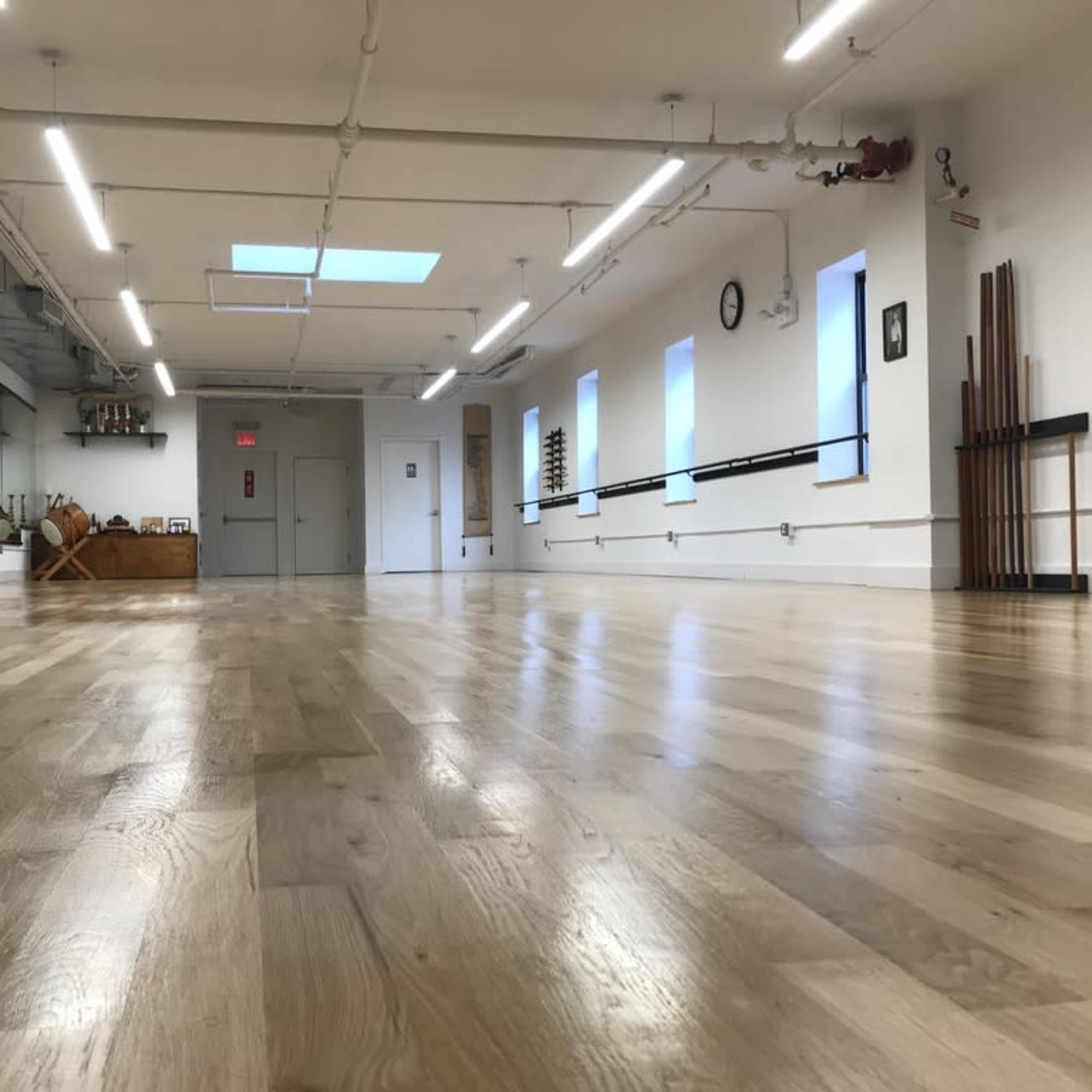 Large open studio filled with natural sunlight Image in East Village, New York, NY