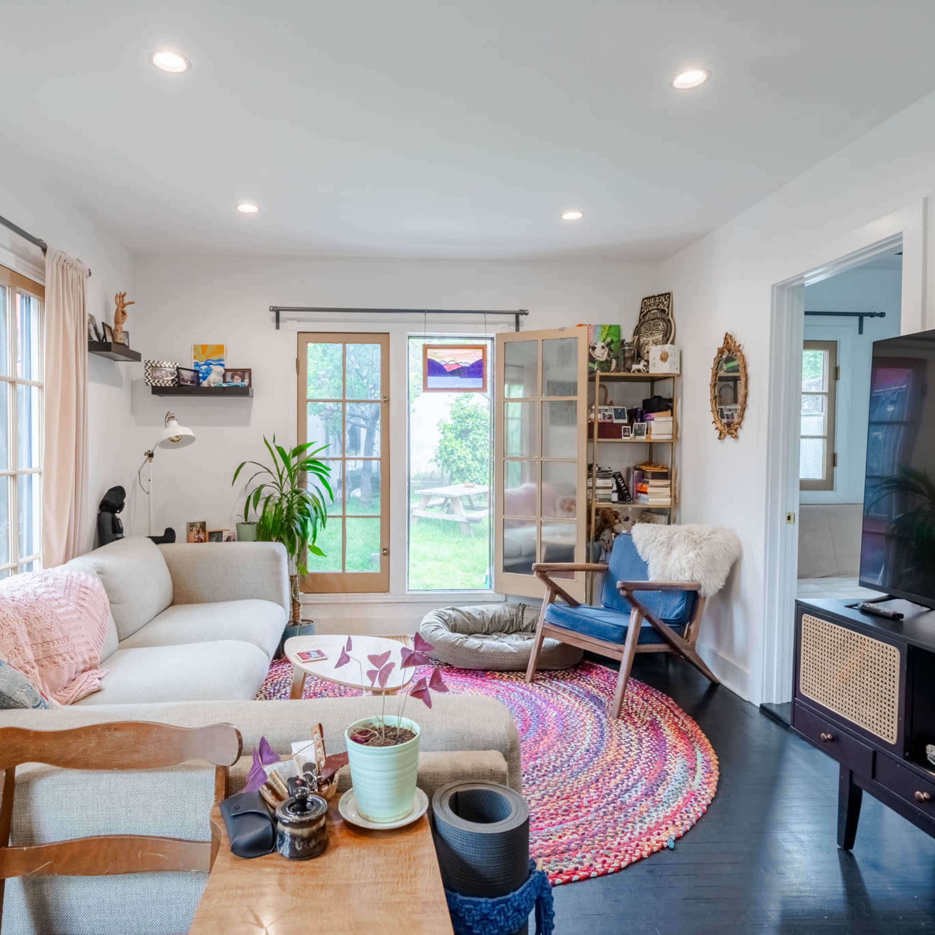 Adobe Bohemian Bungalow in Echo Park with Cactus Forest and Courtyard Image in Echo Park, Los Angeles, CA