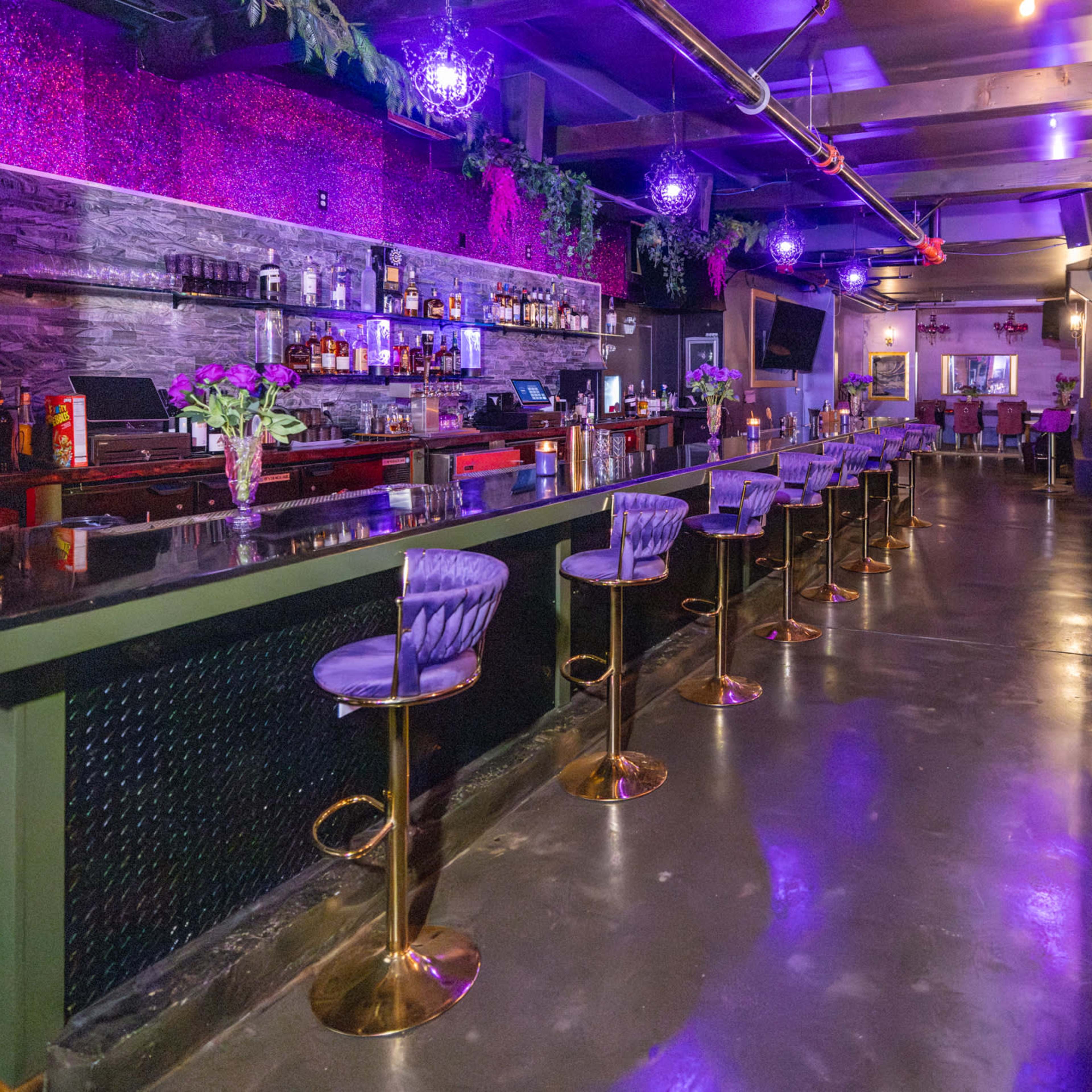 Private Cow Hollow Speakeasy: Purple Room with Luxe Ambiance Image in Union Street, San Francisco, CA