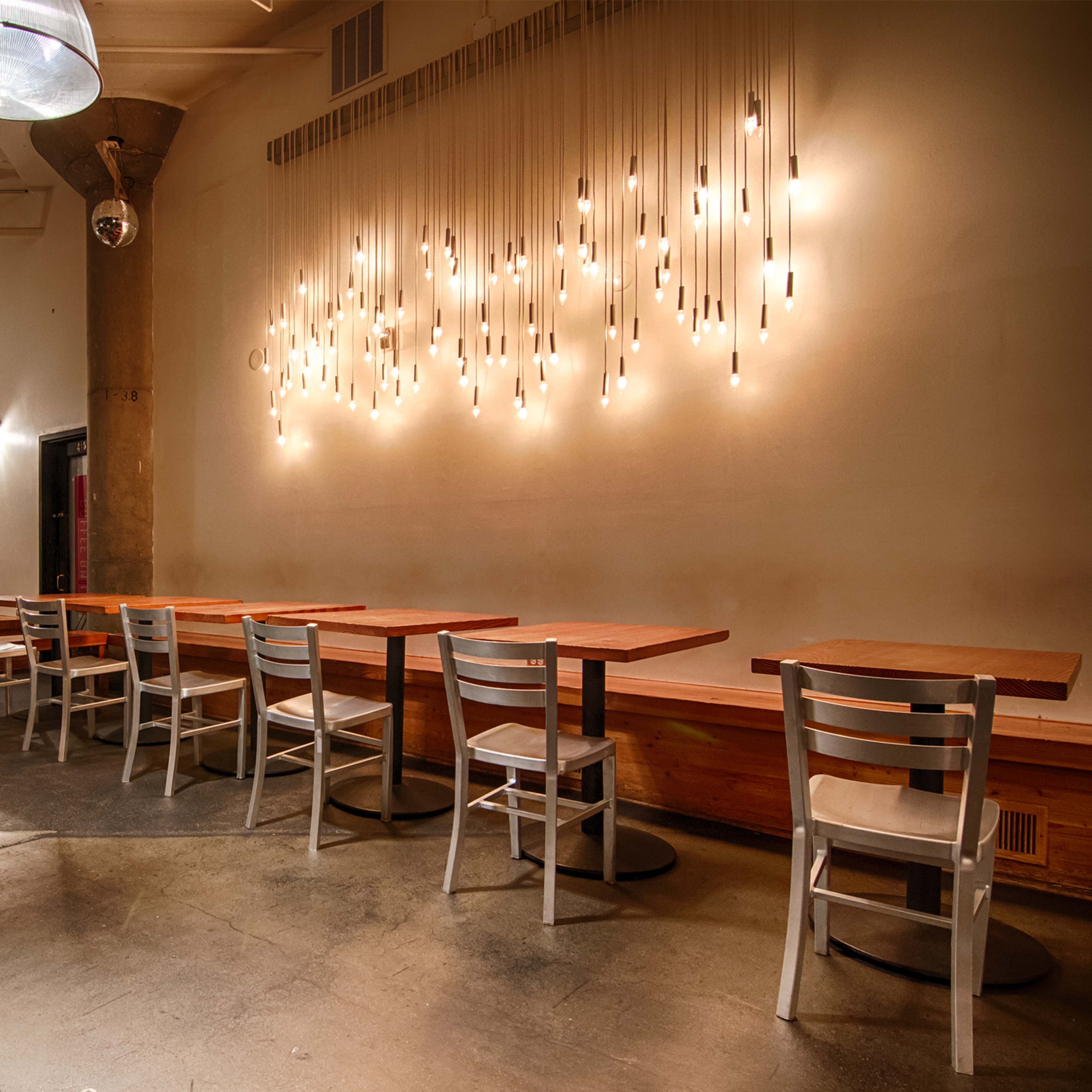 Industrial, Architecturally Distinctive Multi-Level Indoor/Outdoor Cafe Image in Mission District, San Francisco, CA