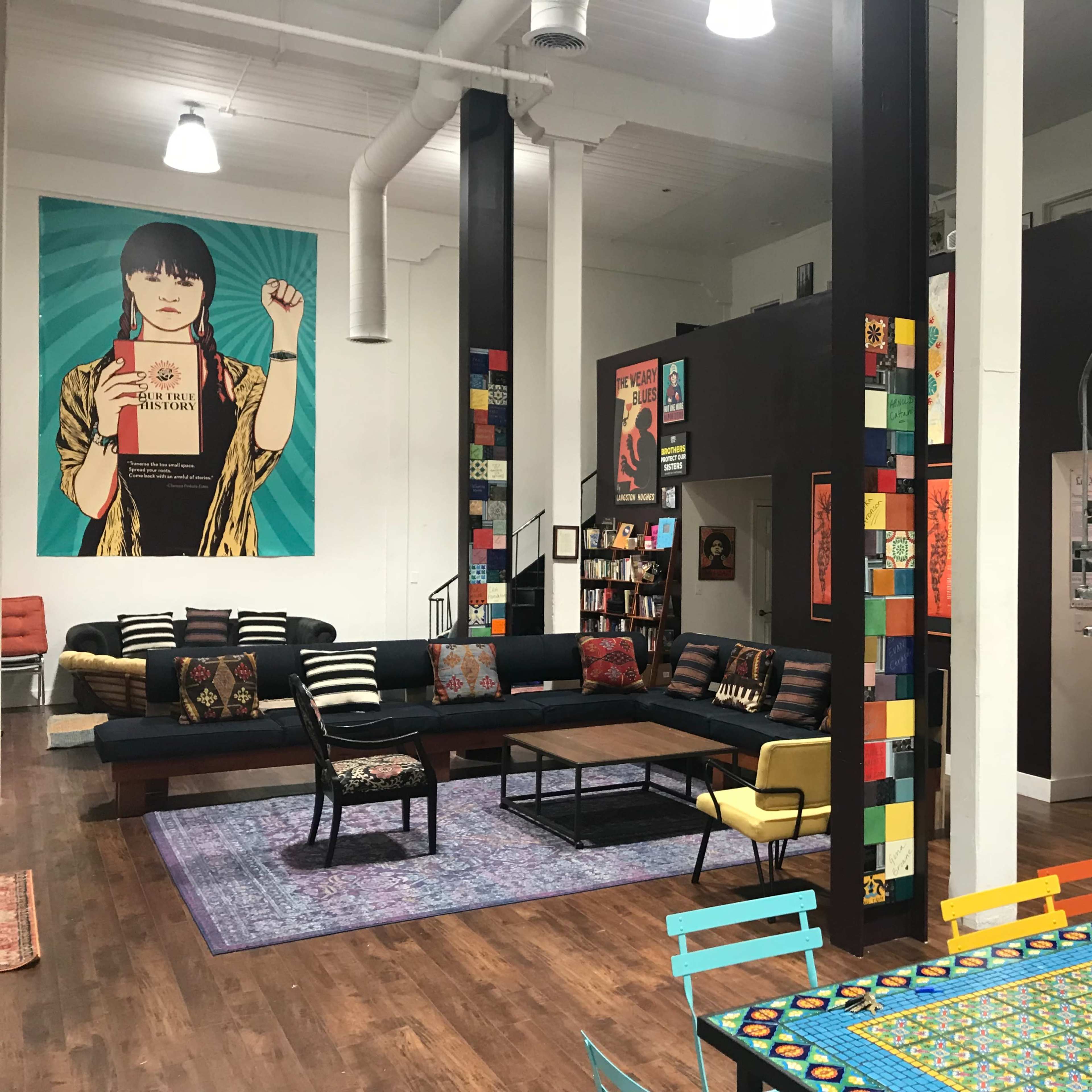 Industrial, art house,  warm, hang-out vibe, with high ceilings Image in Westlake, Los Angeles, CA
