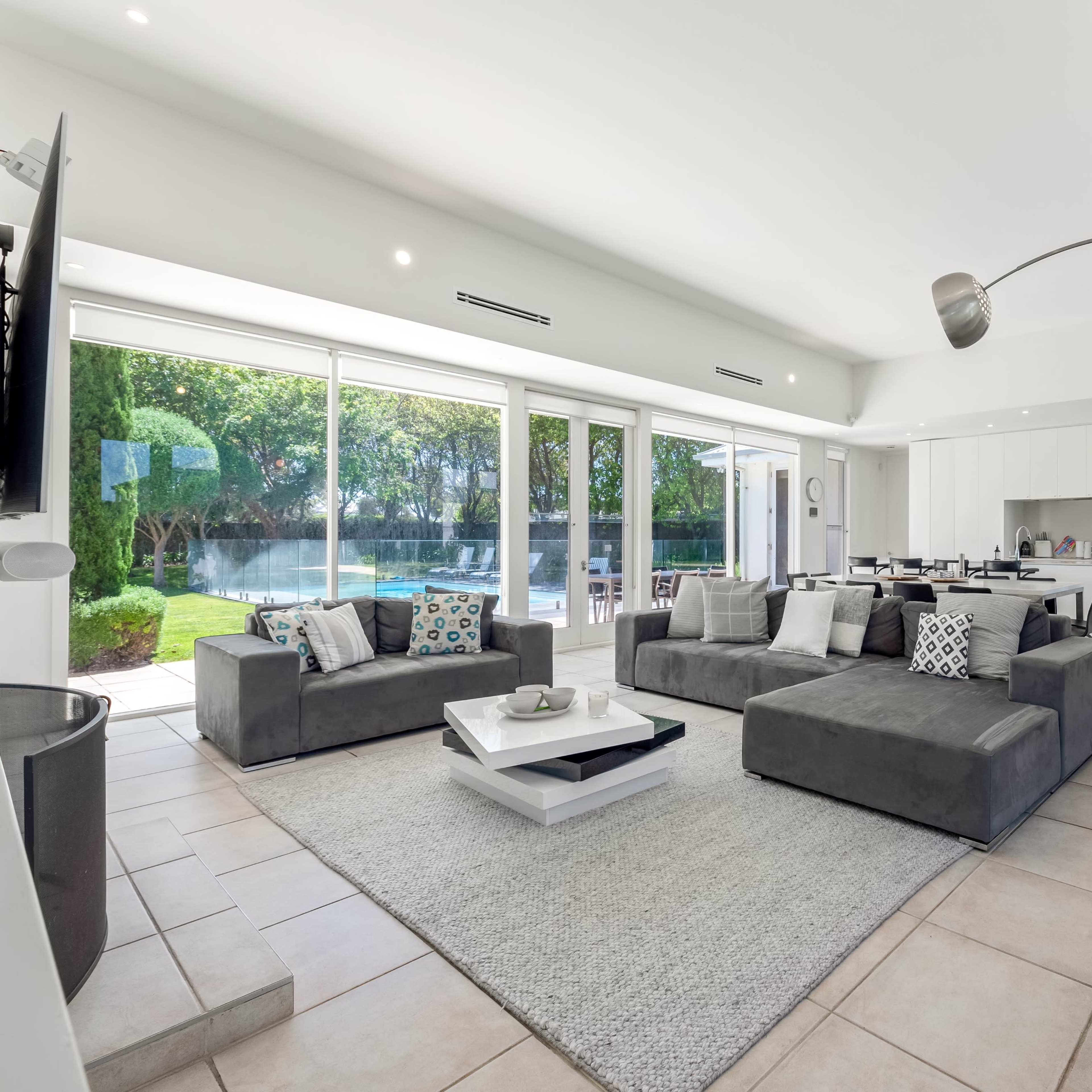 Find sanctuary in the tranquility of this totally private piece of Eden. Image in Portsea, Melbourne, VIC