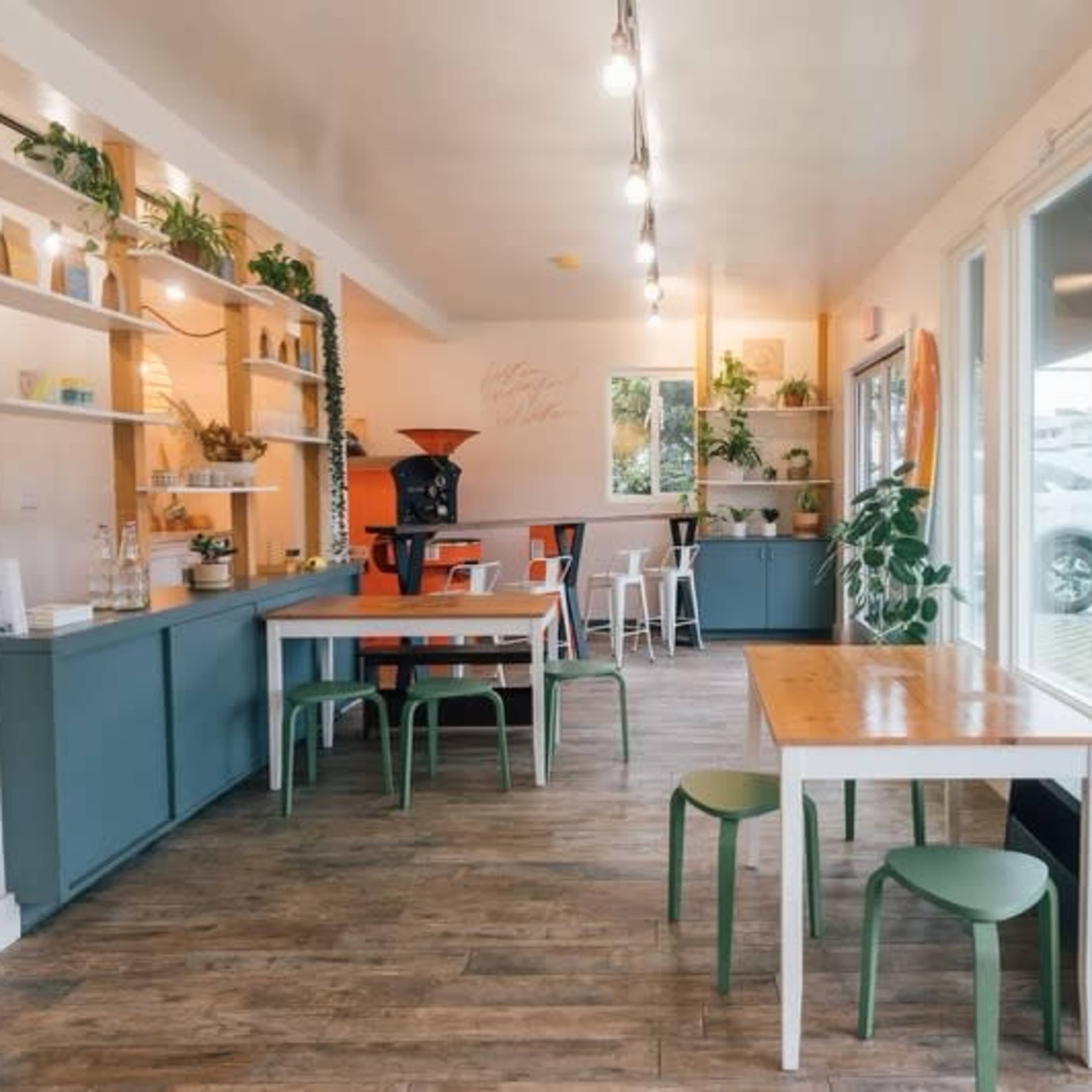 Cute coffee shop along PCH Image in Surfside, Huntington Beach, CA