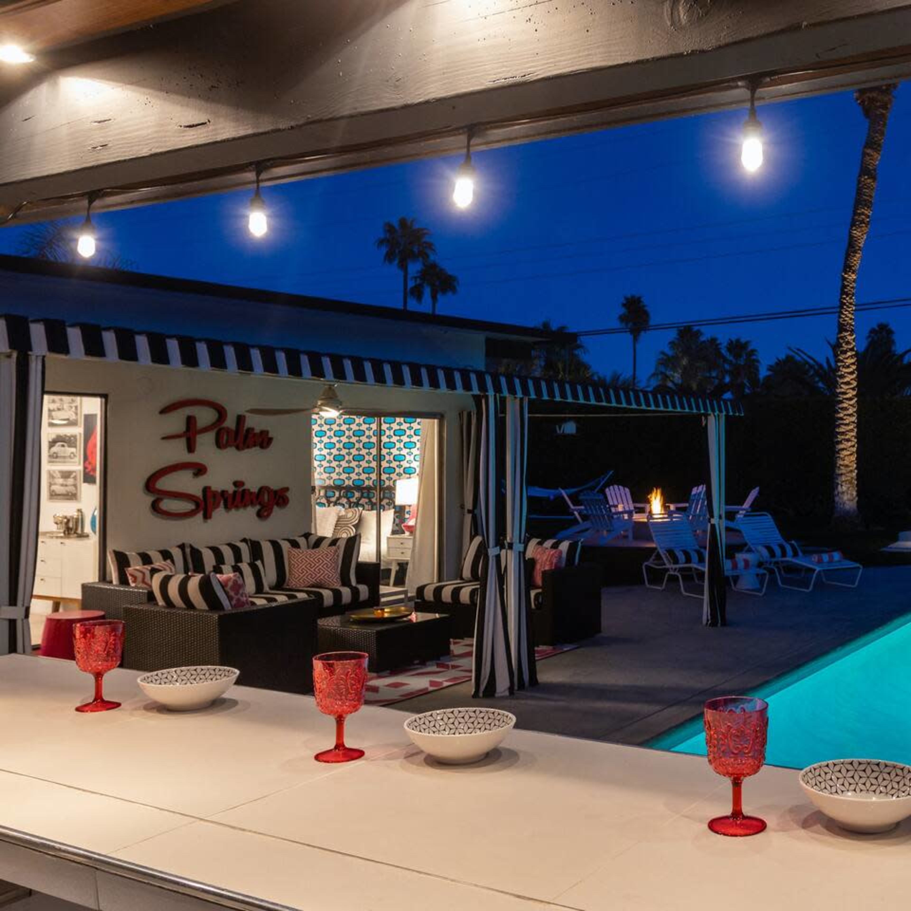 Fabulous Midcentury Modern Pool Home with Mountain Views and a Private Resort-style Yard Image in Palm Springs, Palm Springs, CA