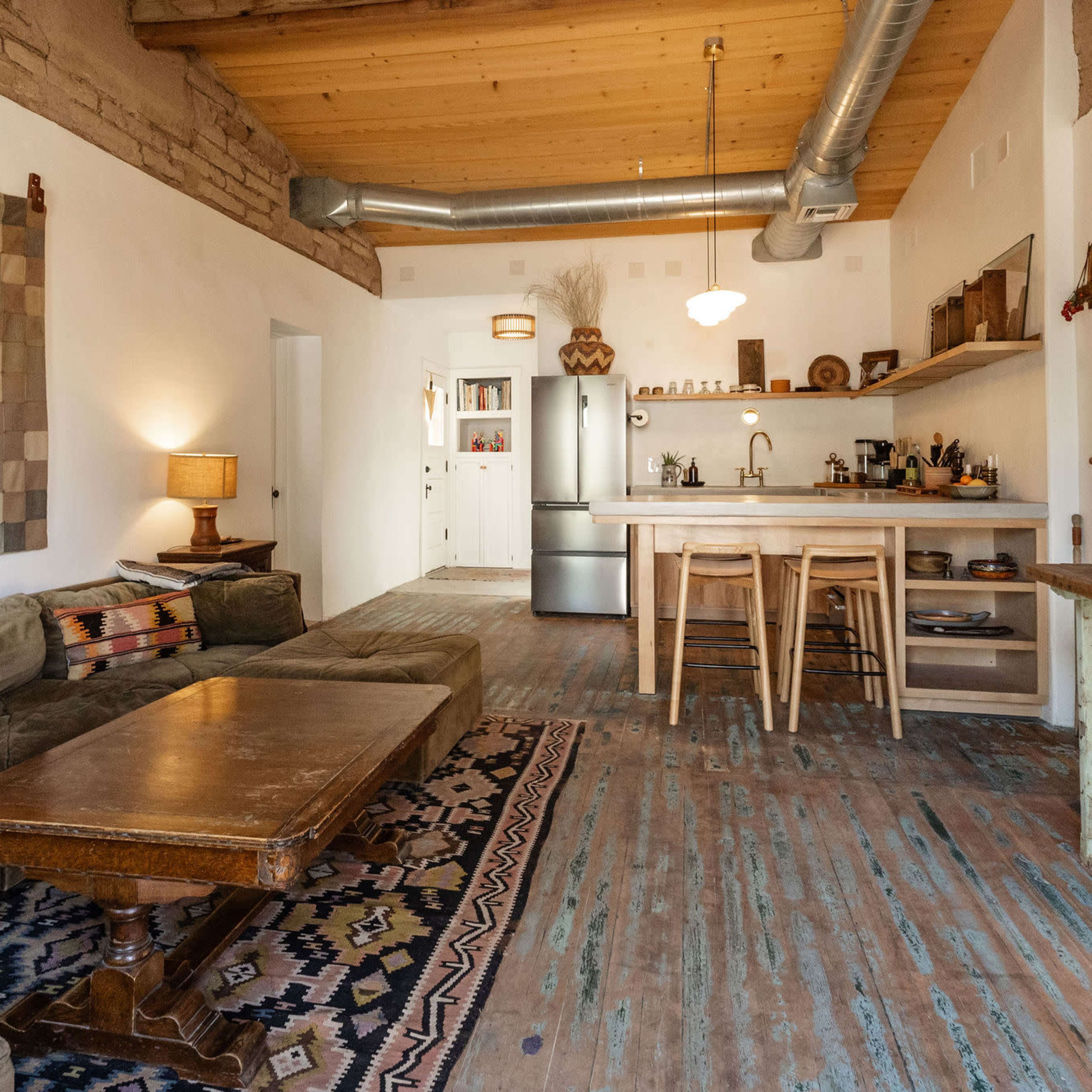Historic Adobe Rowhouse w/ Vaulted Ceilings Image in Barrio Santa Rosa, Tucson, AZ