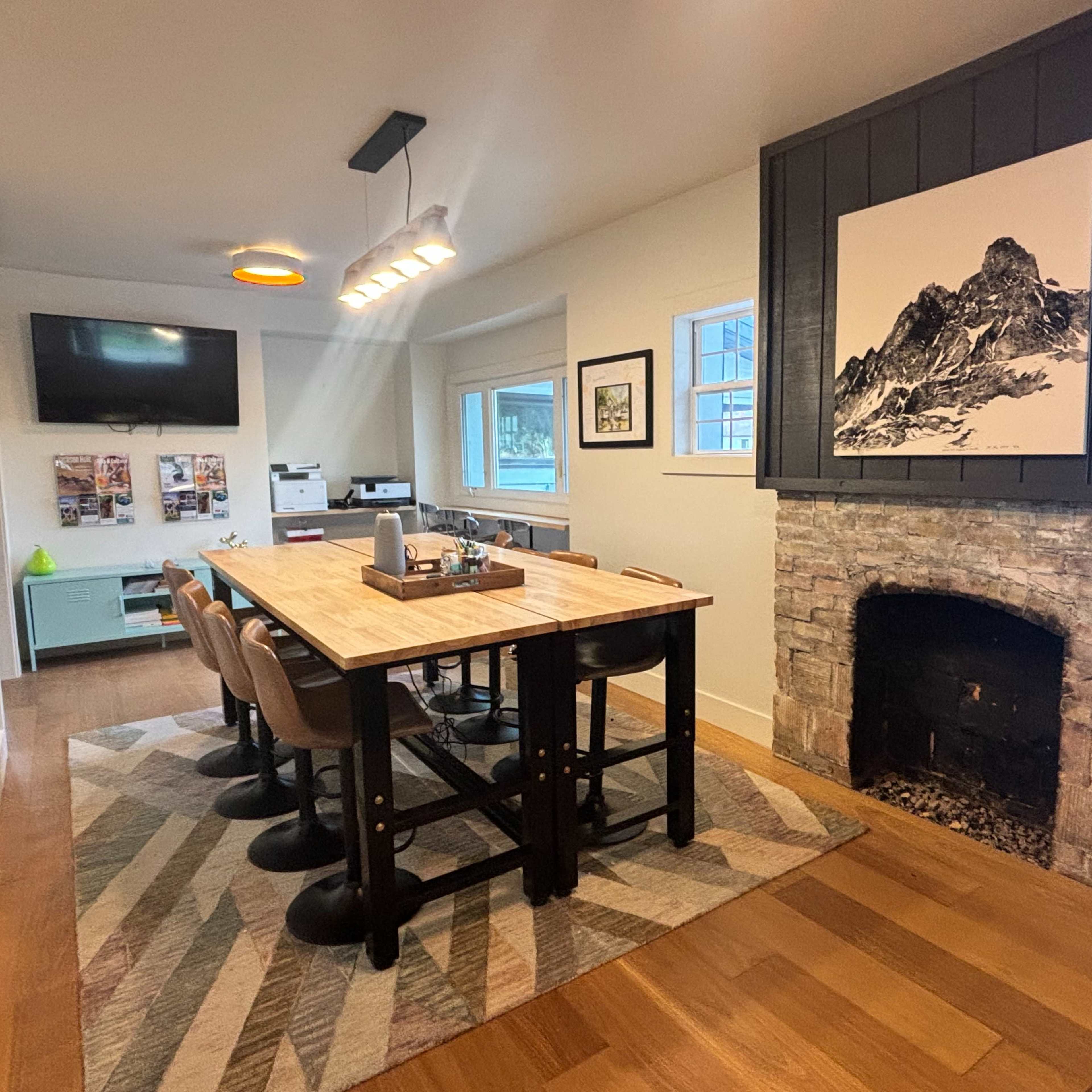 Downtown. Modern. Meeting Space. Image in Driggs, Driggs, ID