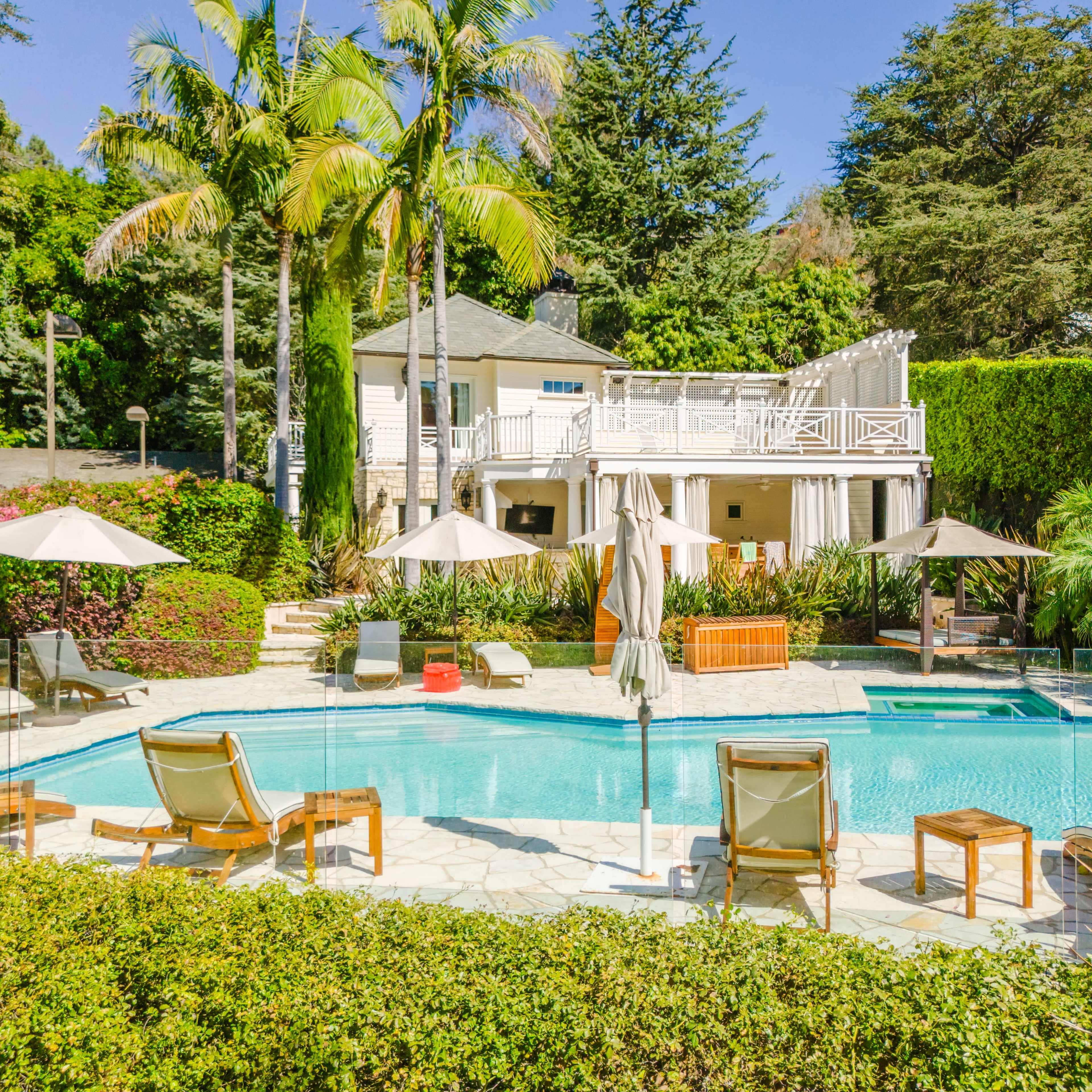 TENNIS COURT DREAMS: HOLLYWOOD HILLS ESTATE Image in Beverly Crest, Beverly Hills, CA