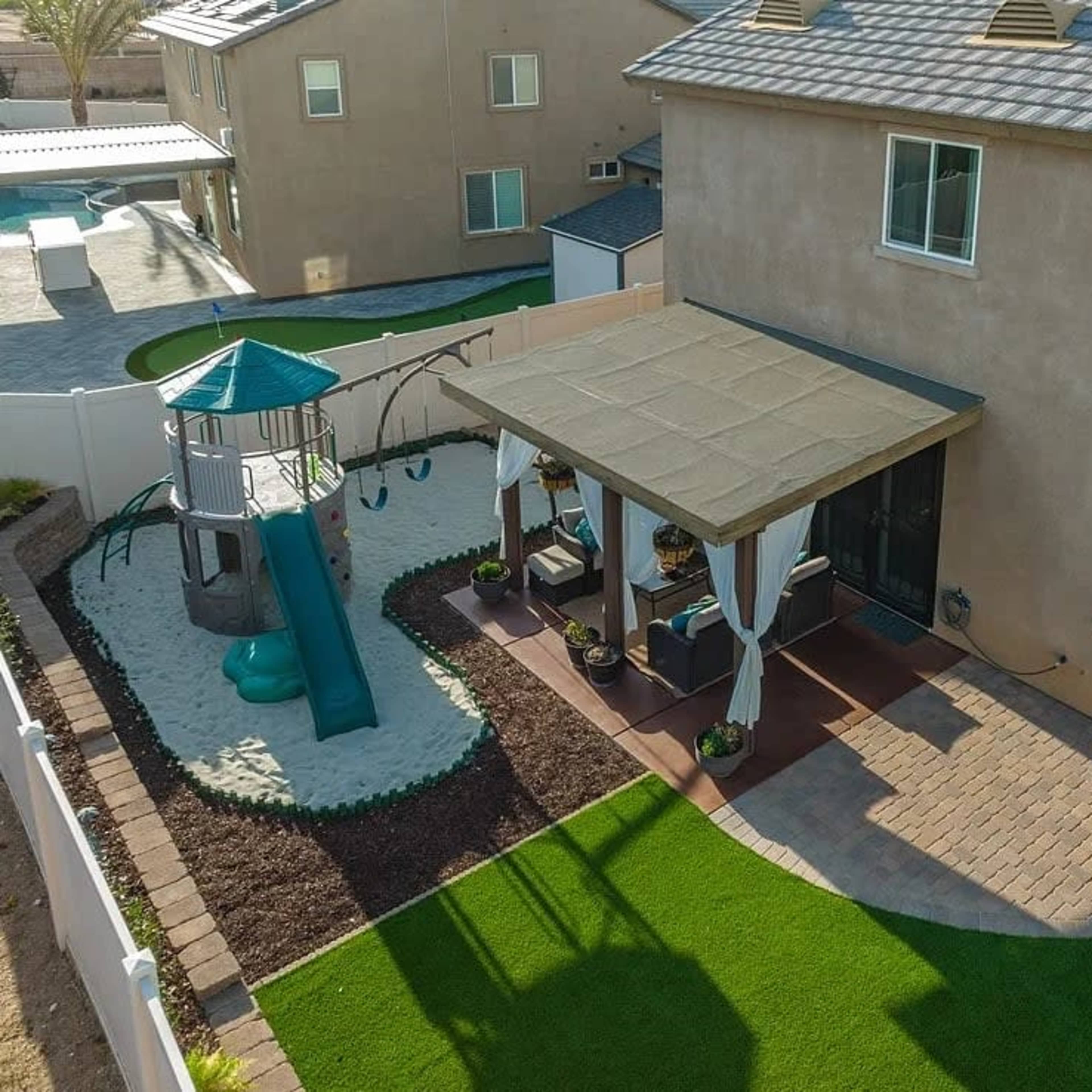 Brand new Luxury 6 bedroom home with Pool and Heated Spa with Playground Image in Hesperia, Hesperia, CA