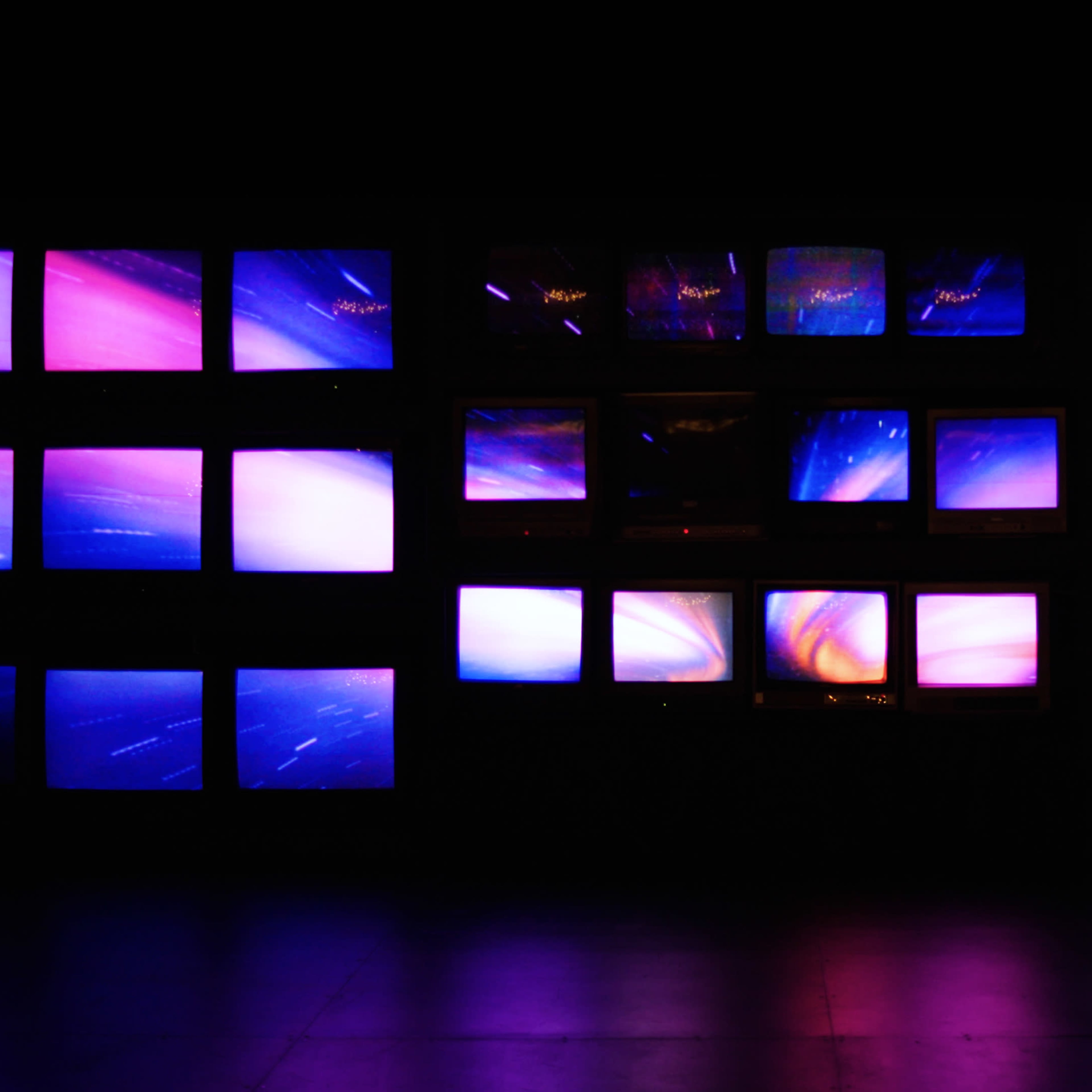 Vintage TV Wall set within Black Box Studio Image in Albany Park, Chicago, IL