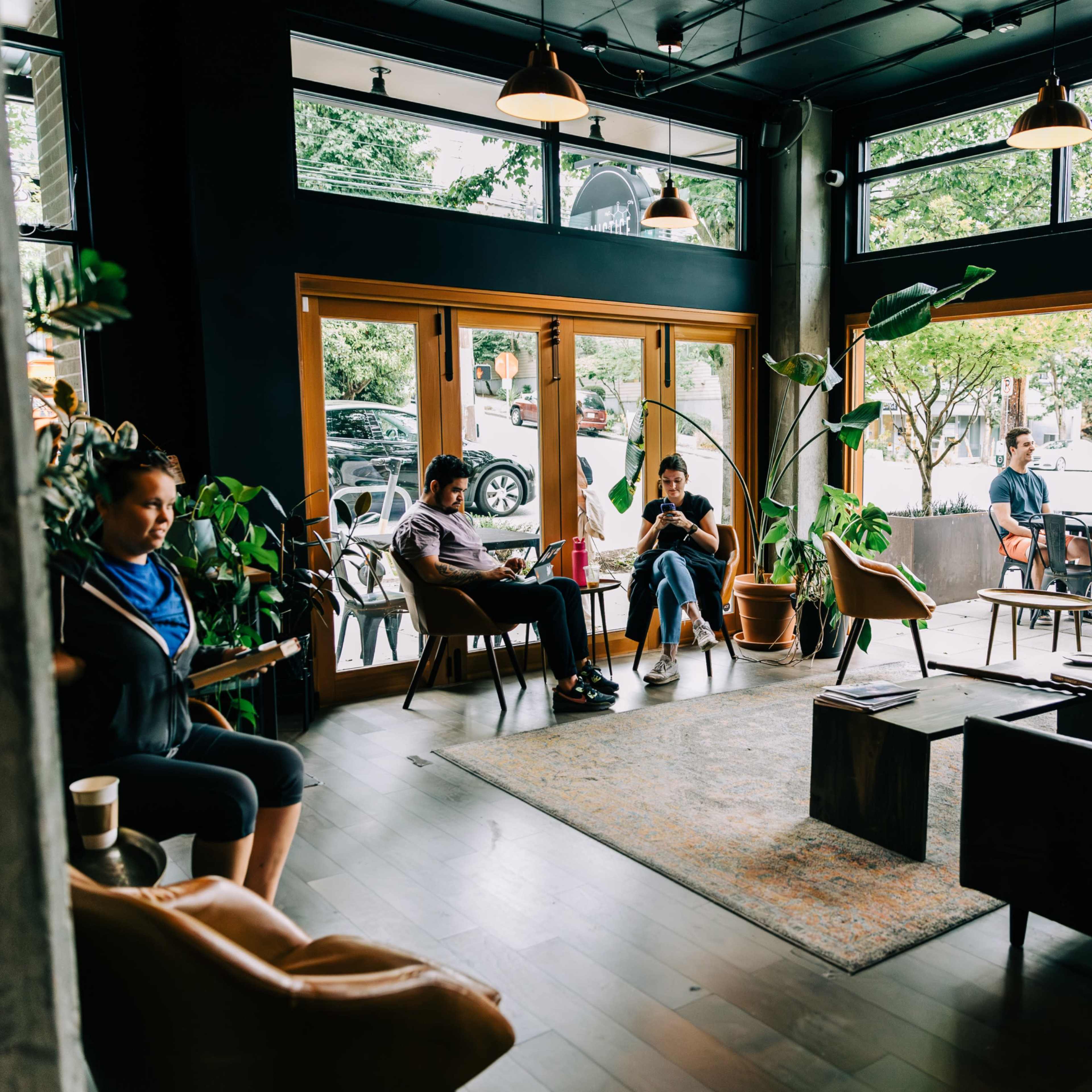 Cozy Urban Cafe Image in Eastlake, Seattle, WA