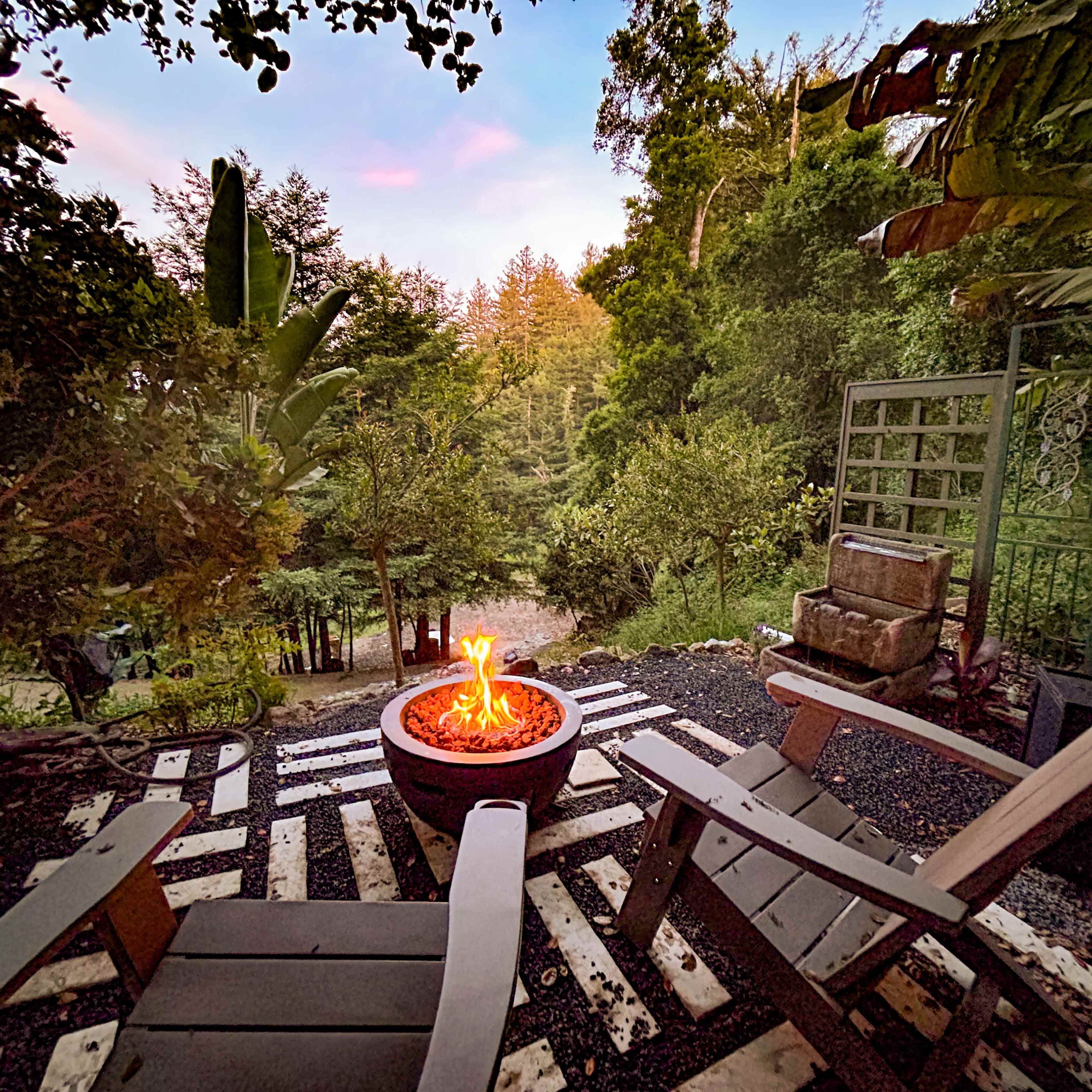 Private campground surrounded by towering redwoods Image in Day Valley, Aptos, CA