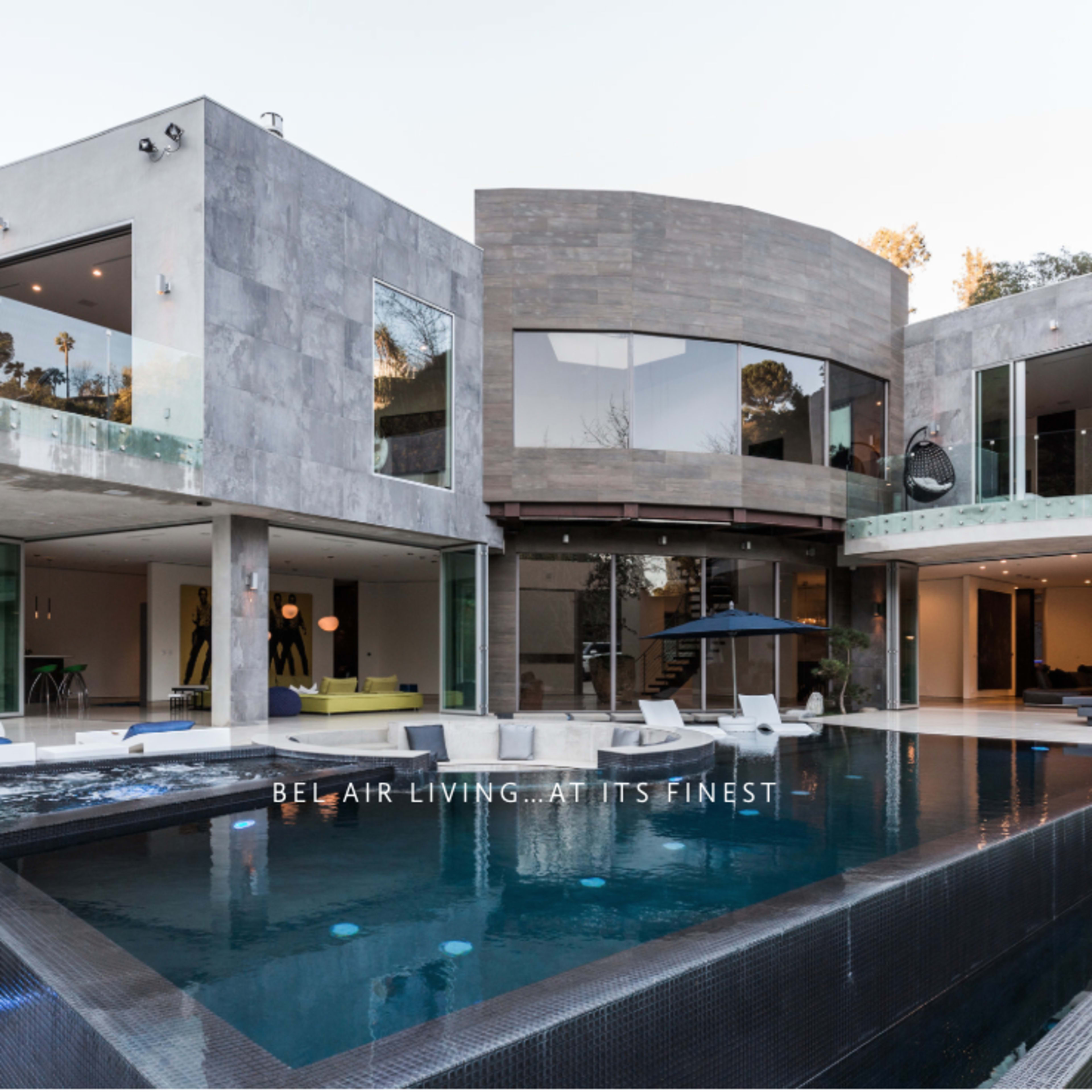 Architectural Mansion in Bel Air Image in Bel Air, Los Angeles, CA