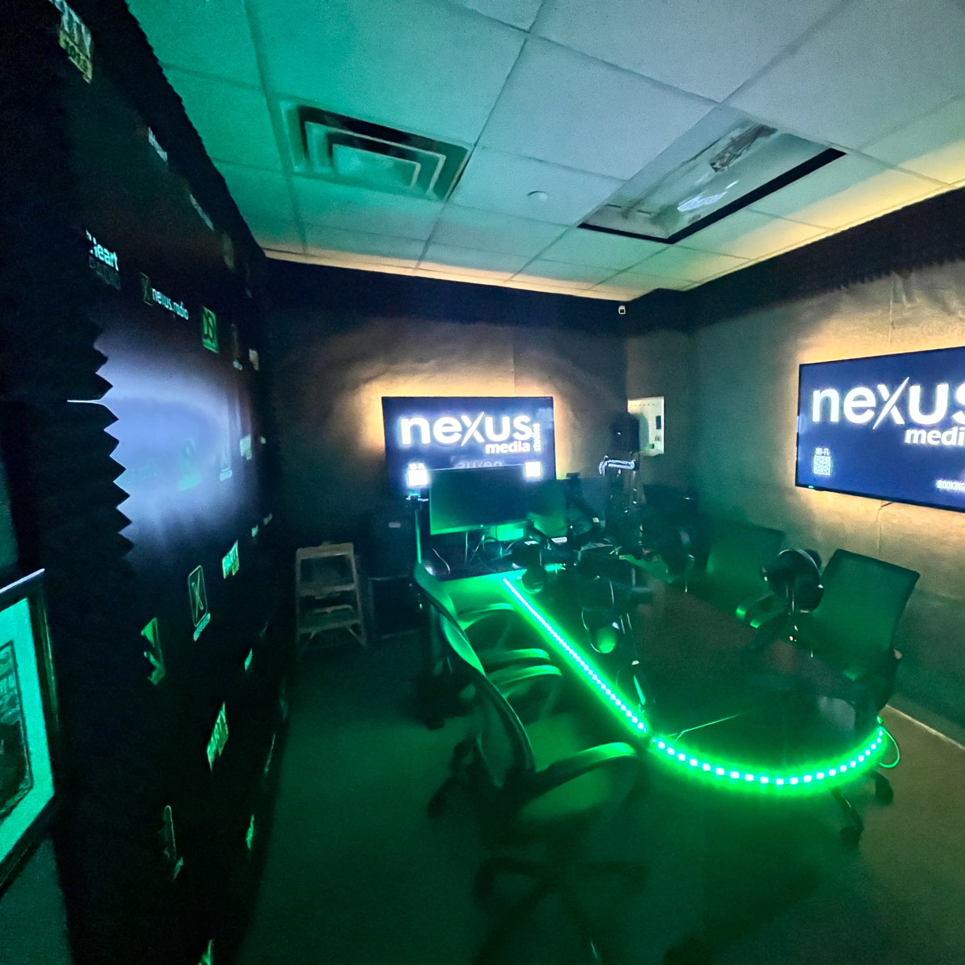NYC Podcast Recording Studio - All-Inclusive at Nexus Media Studio, Up to 50% Off (Downtown) Image in Lower Manhattan, New York, NY