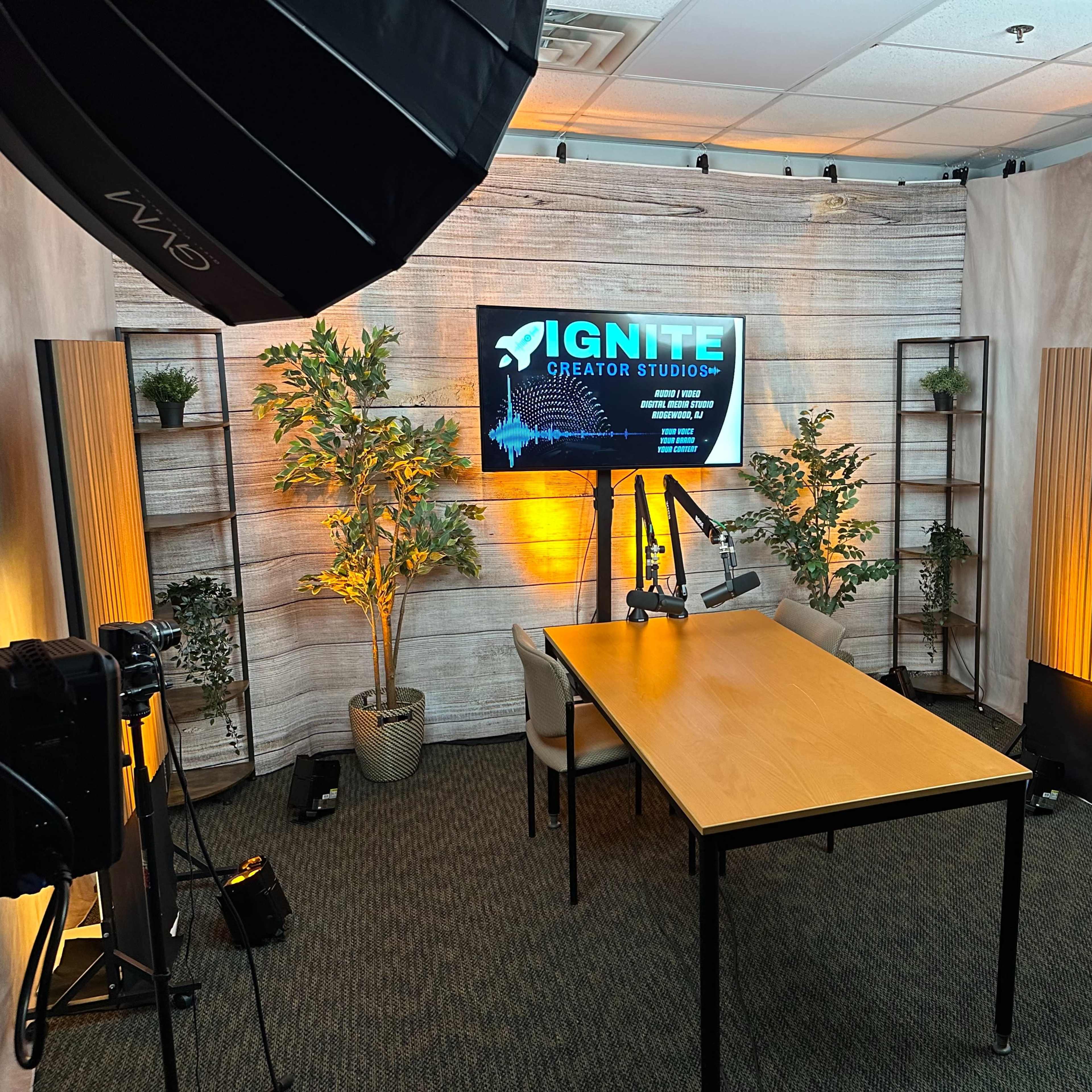 4K video and audio podcast space in beautiful downtown Ridgewood NJ Image in Ridgewood, Ridgewood, NJ