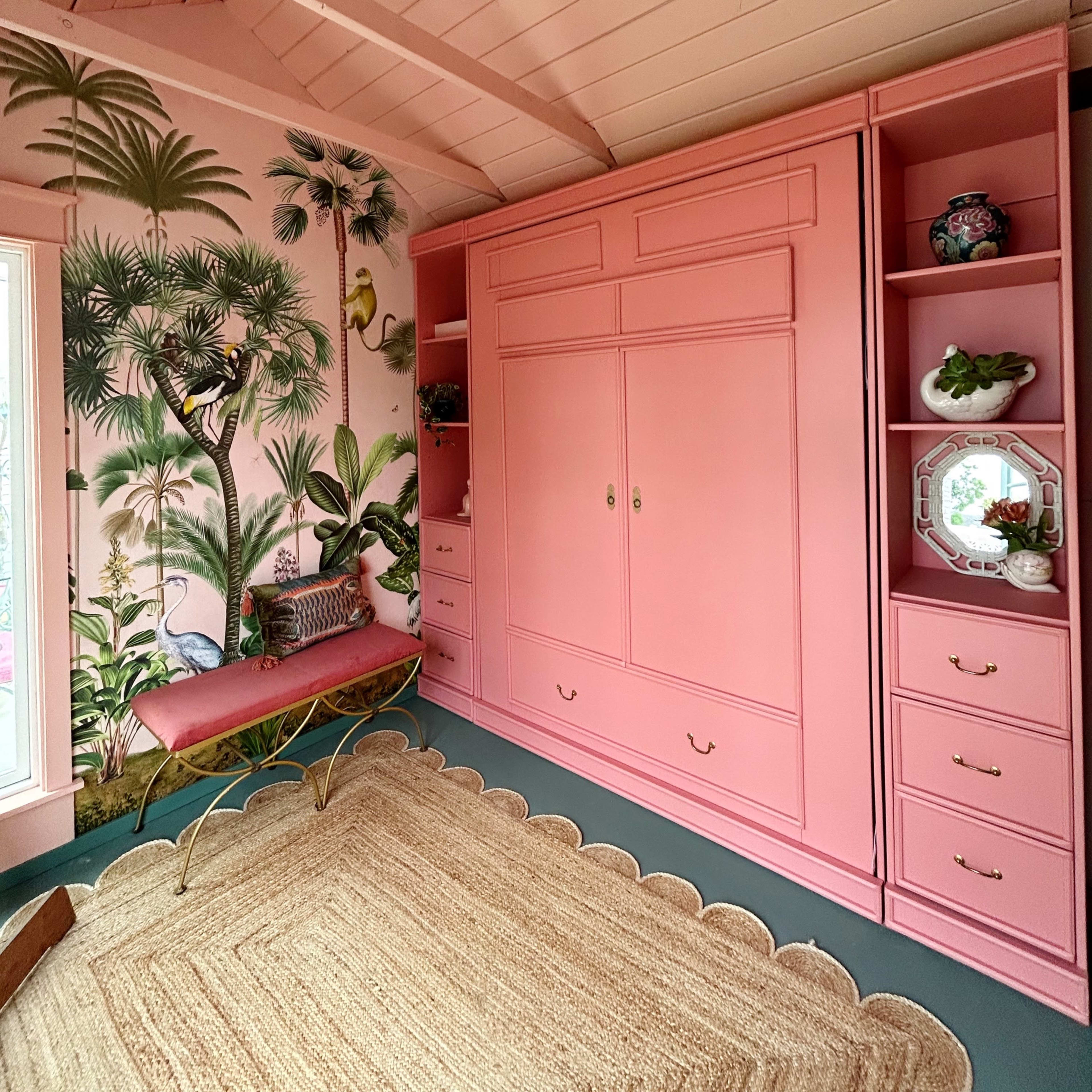 Old Town Pink Pool House Image in Orange, Orange, CA