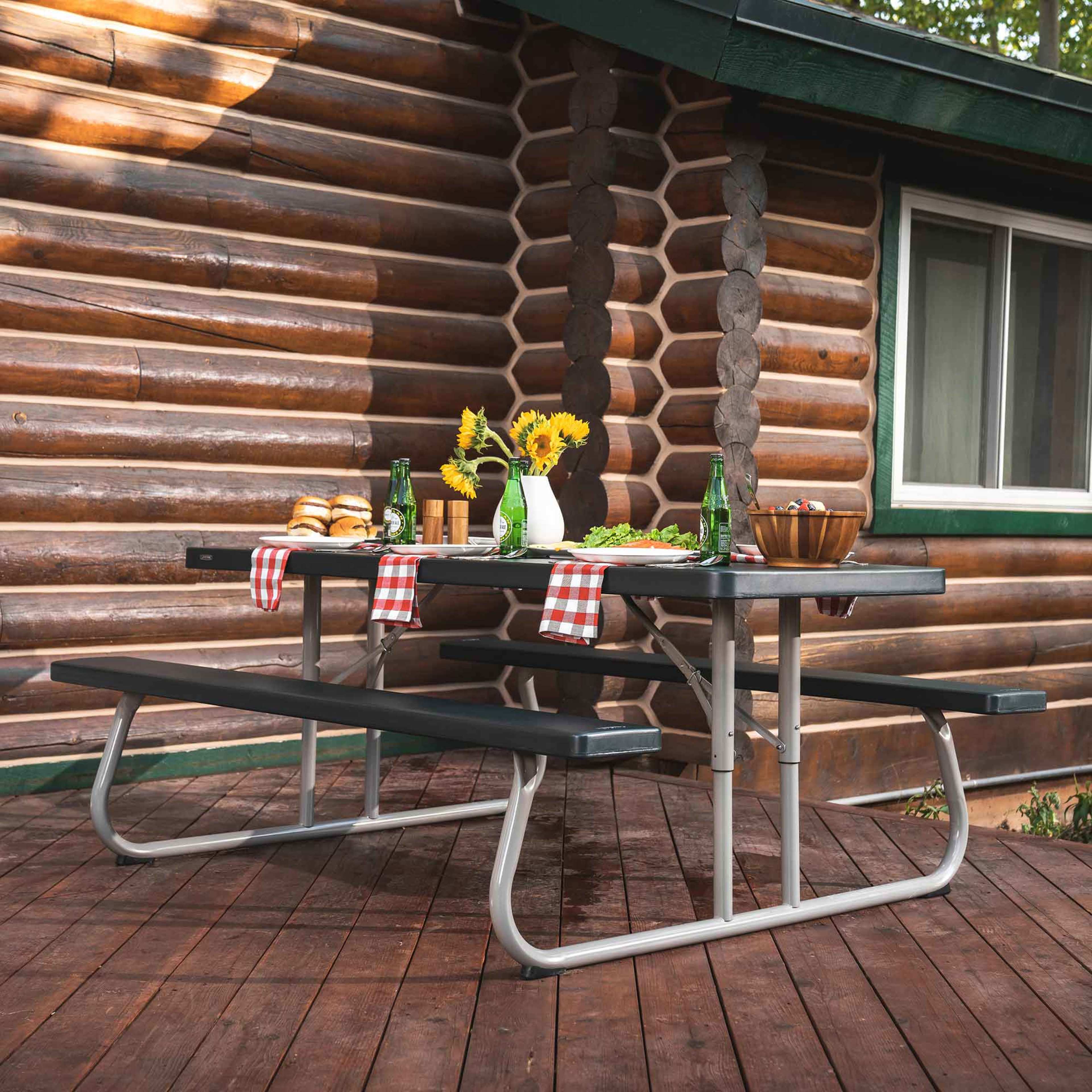 Rustic log home outdoor deck Image in Summit Park, Park City, UT