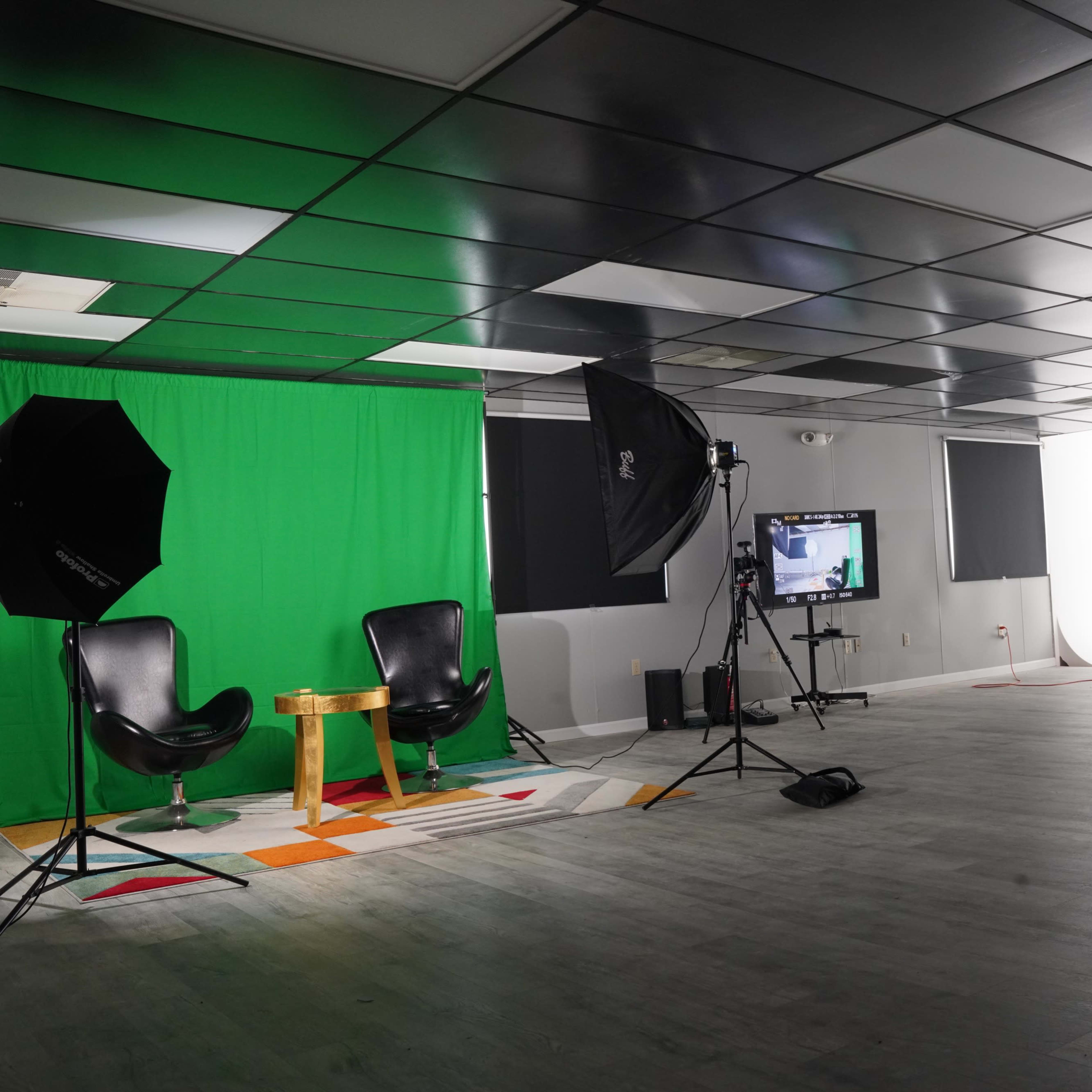 Modern Studio with Natural Light and Cyclorama Image in Progress, Harrisburg, PA