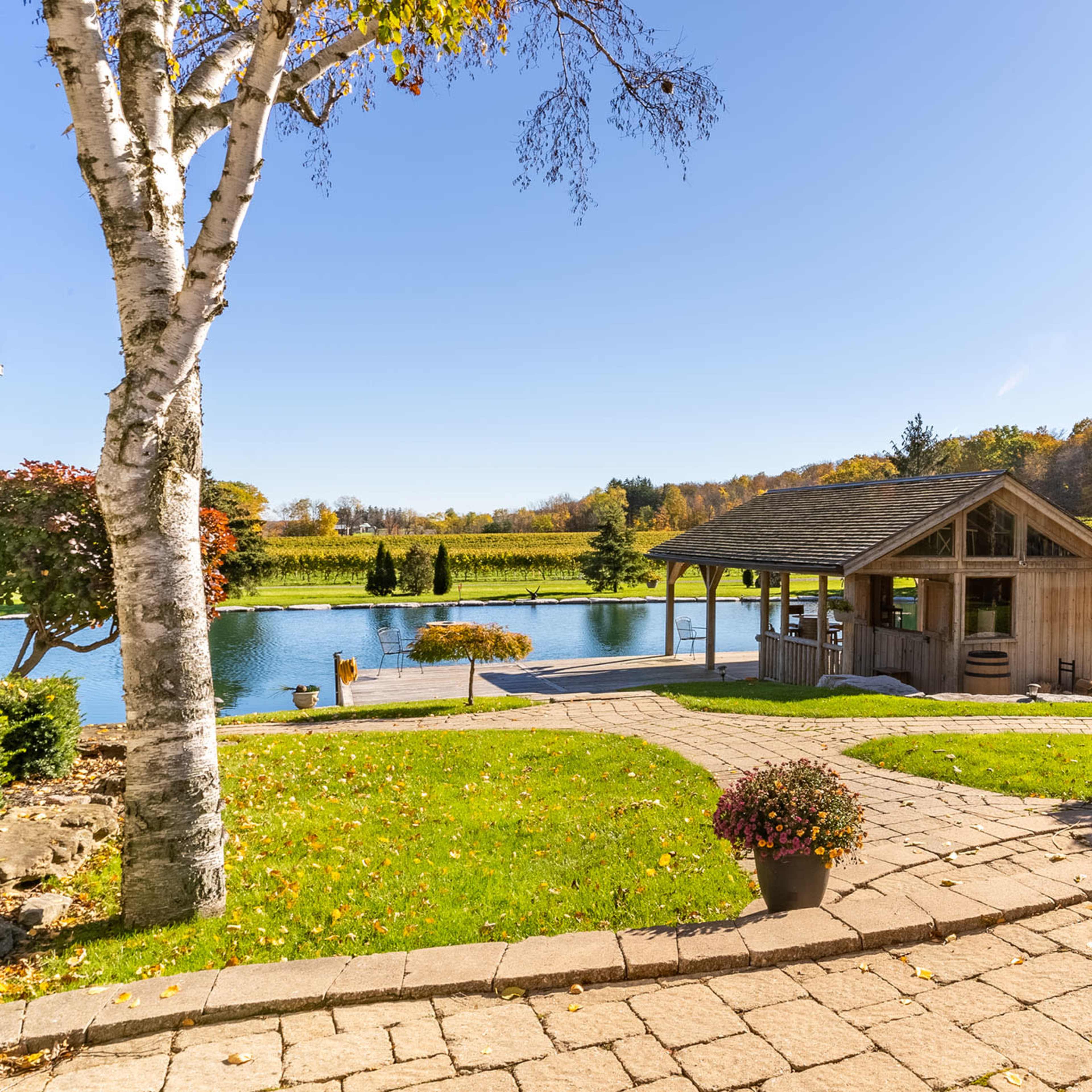 Rustic Modernity at a Vineyard in Niagara's Wine Country Image in Beamsville, Lincoln, ON