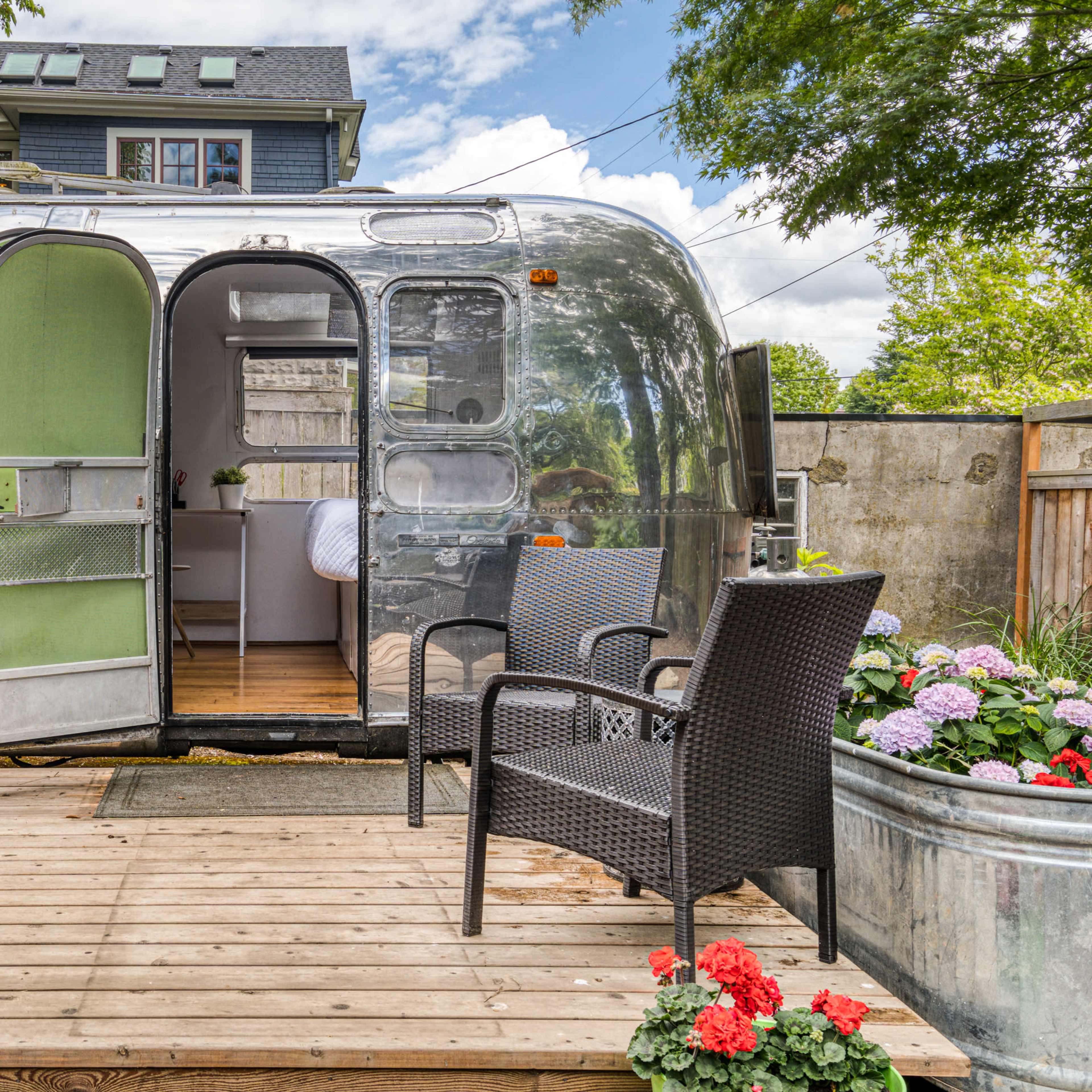 Beautifully Remodeled Vintage 1970's Airstream Image in Overlook, Portland, OR