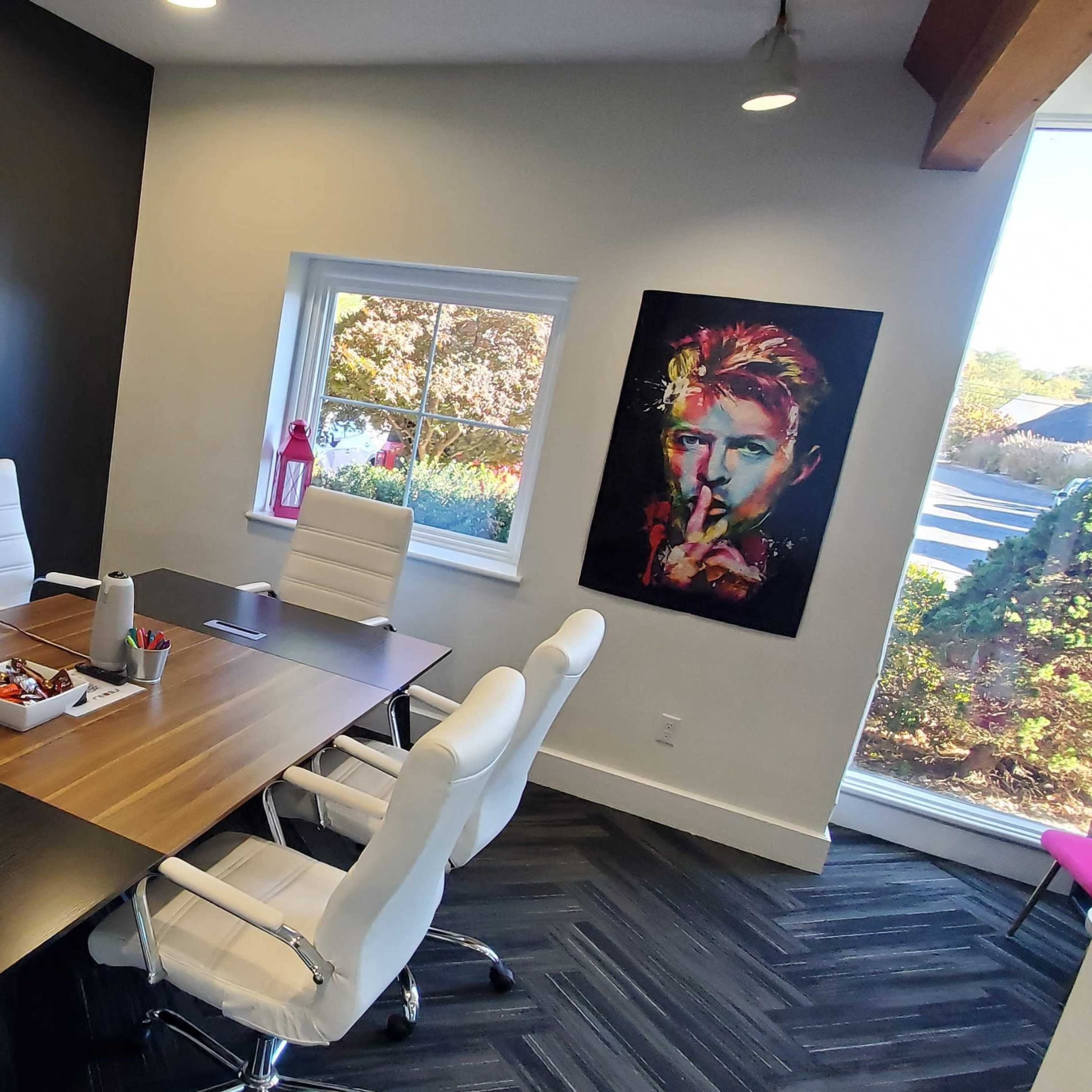 “Bowie” - Small Fully Equipped Modern Conference Room and Creative Meeting Space in Cheshire CT Image in Cheshire, Cheshire, CT