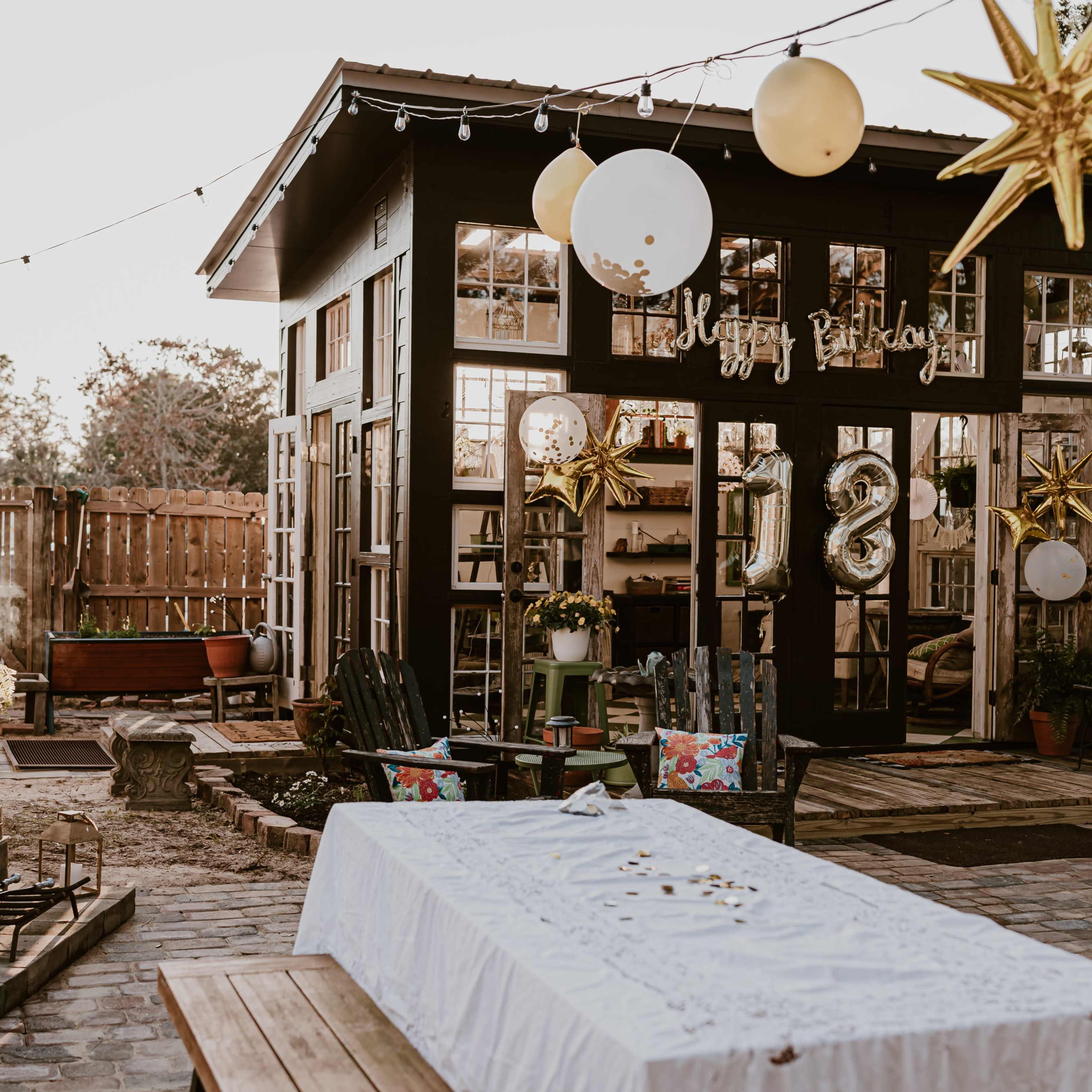 Sunlit Oasis: Glass Greenhouse and Patio Retreat Image in Navarre, Navarre, FL