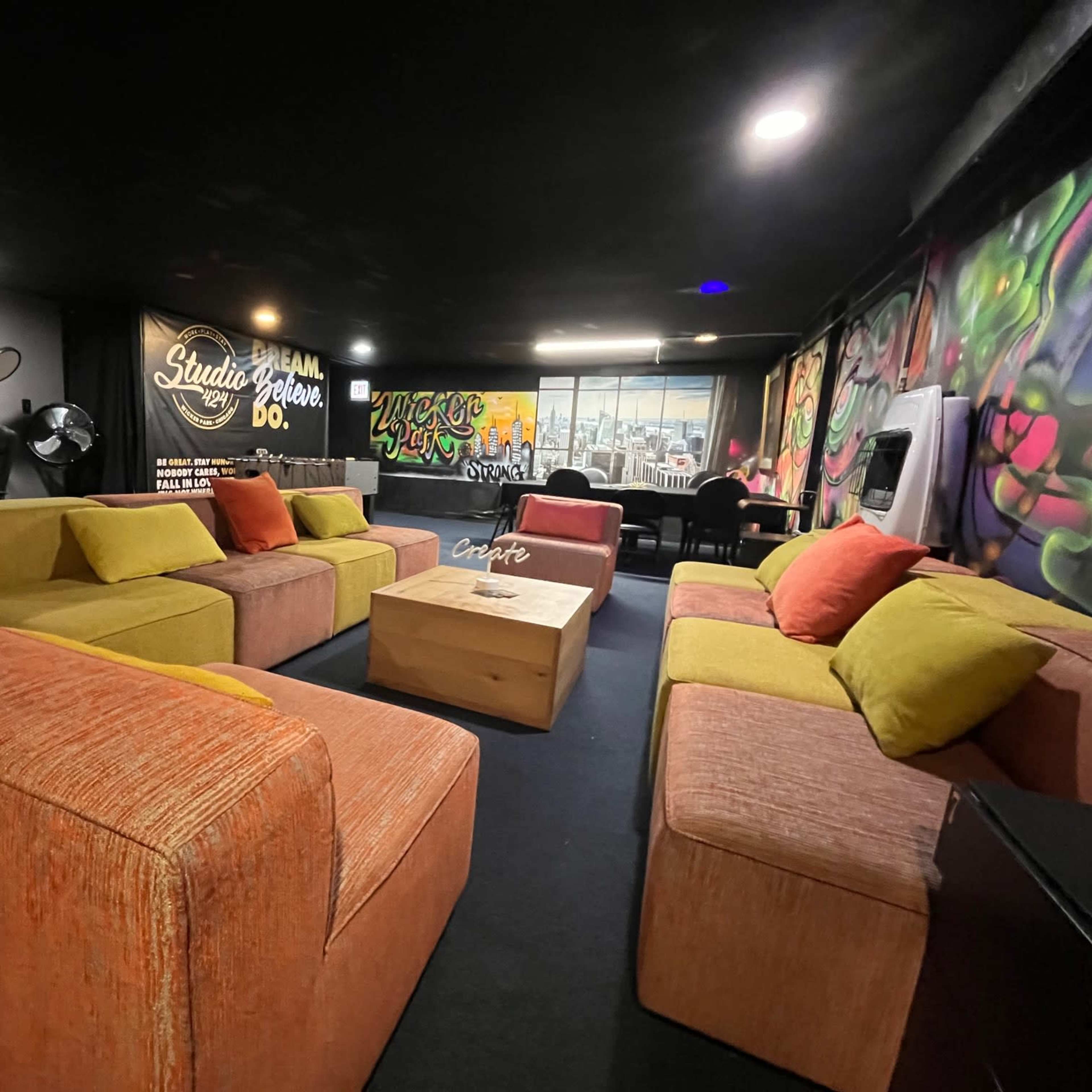 Bassment Lounge Content Creation Space Image in West Town, Chicago, IL