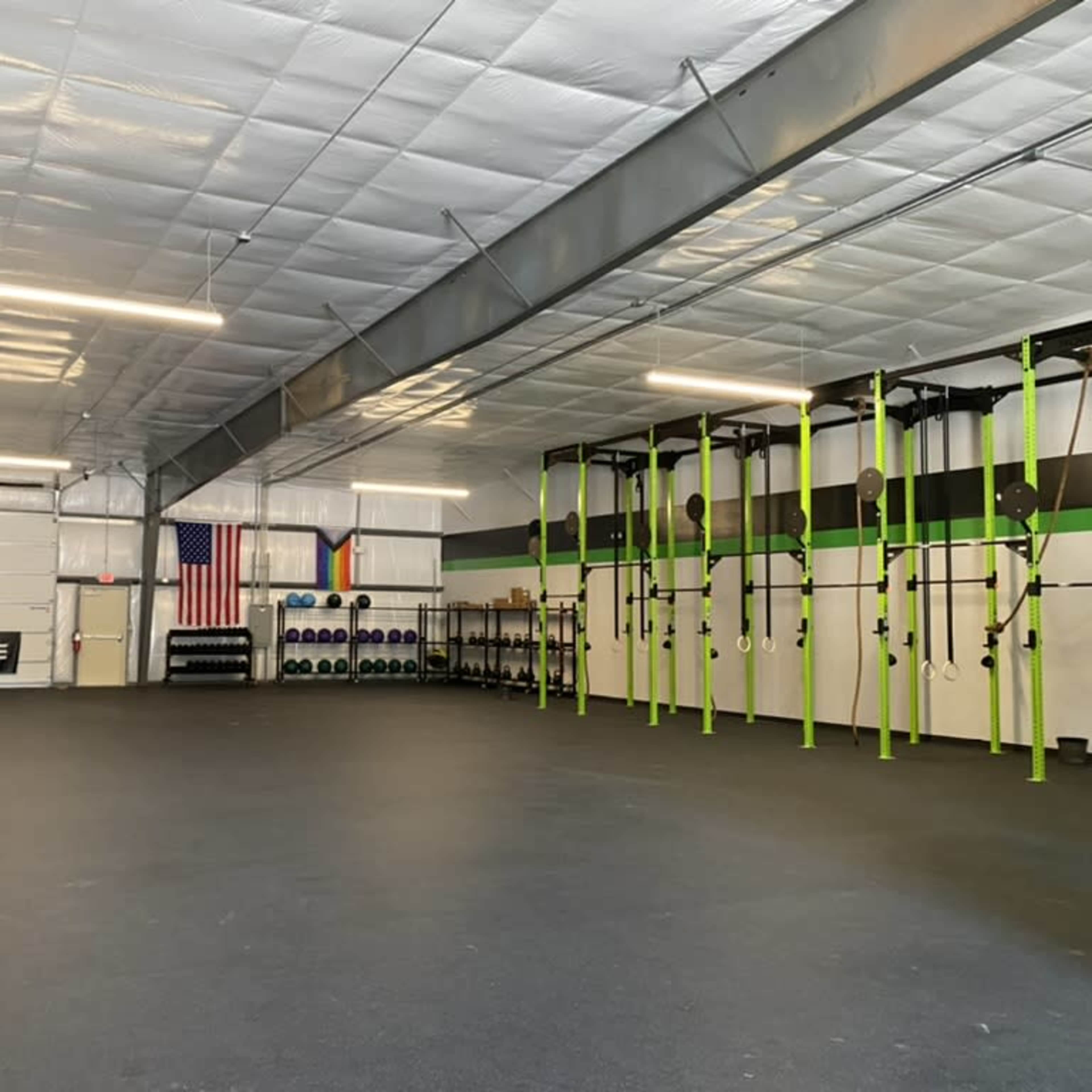 Clean and Organized CrossFit gym with Ample Space Image in Youngsville, Youngsville, NC