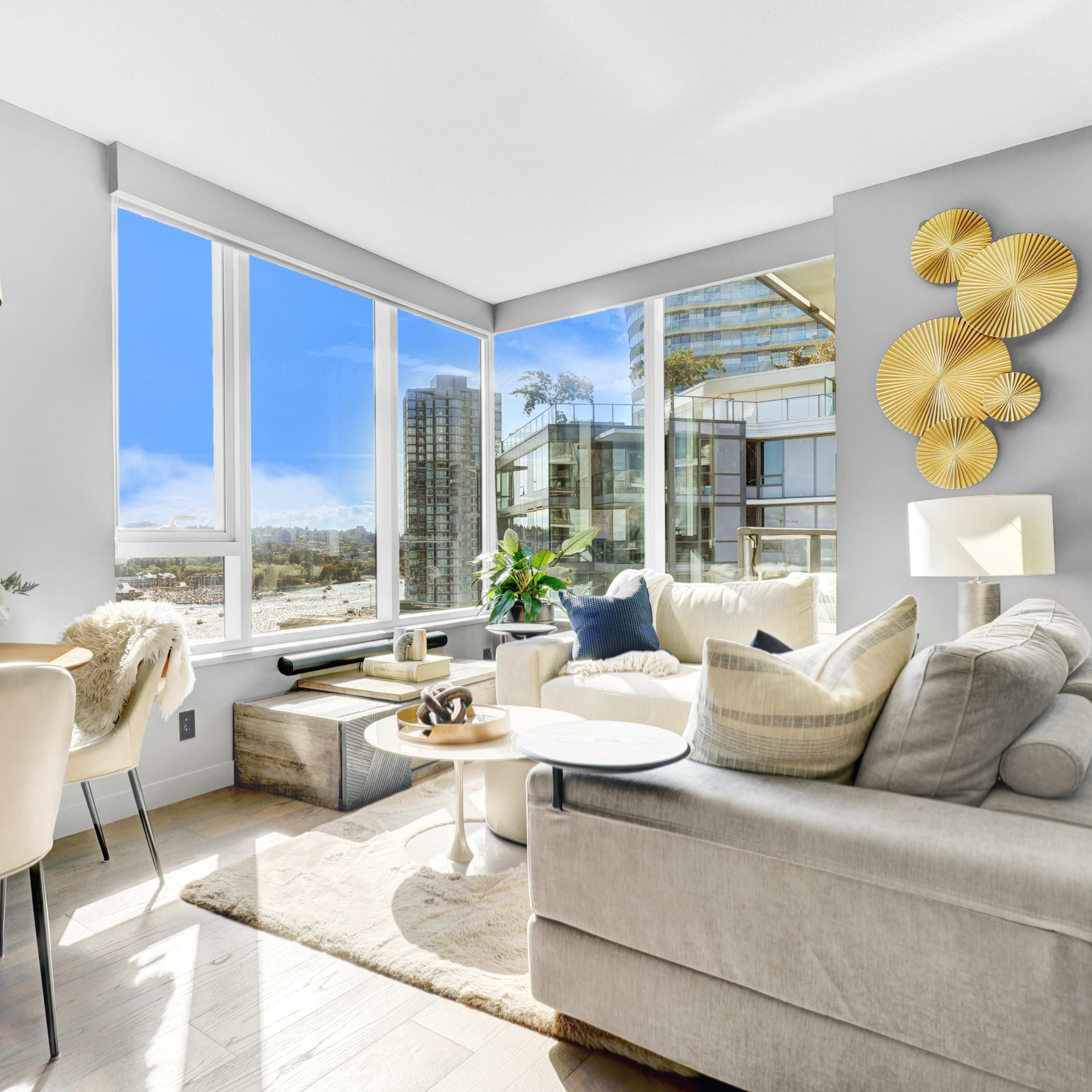 New York style apartment w Water View over False Creek Image in Vancouver, Vancouver, BC