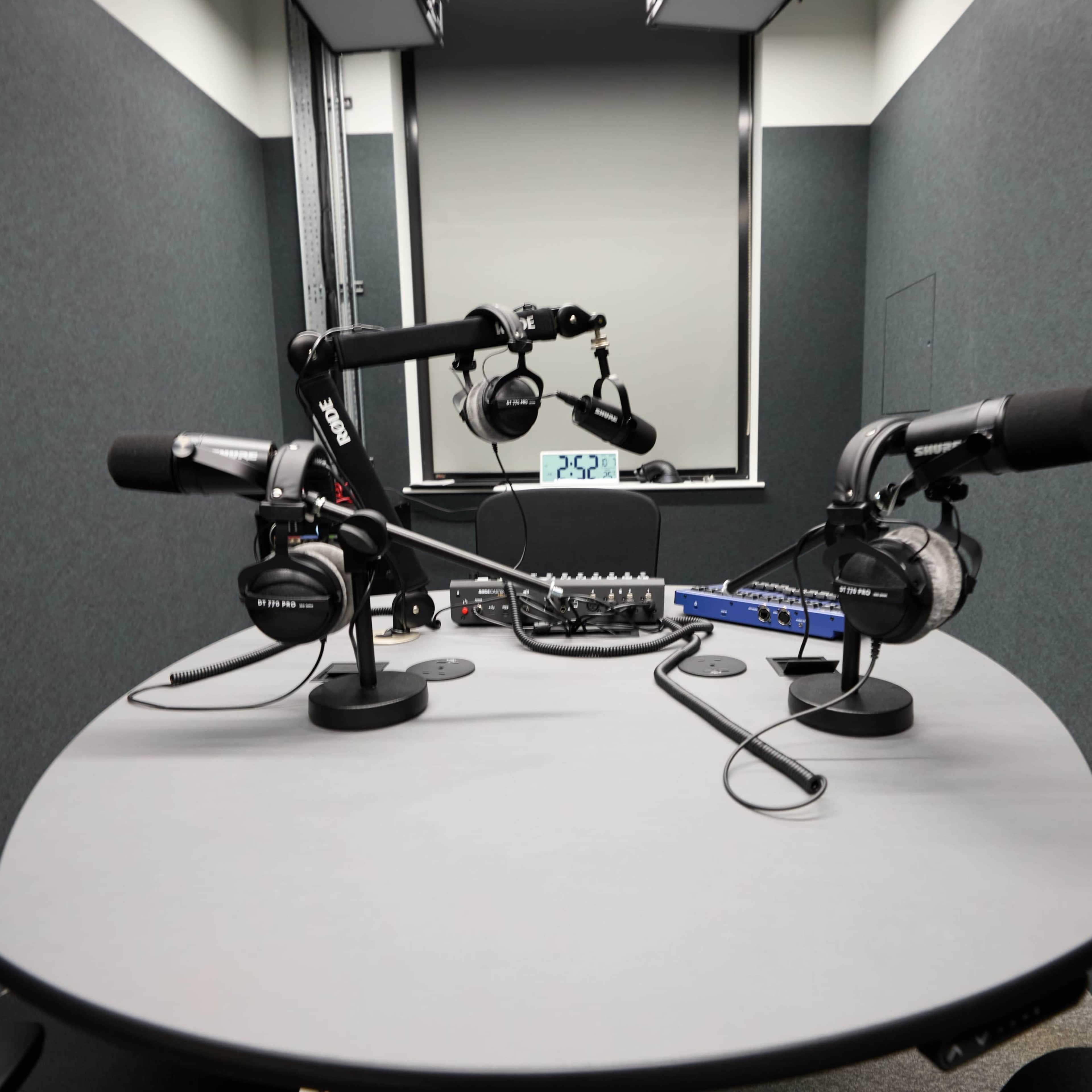 Professional Podcast Studio Image in Soho, London, England